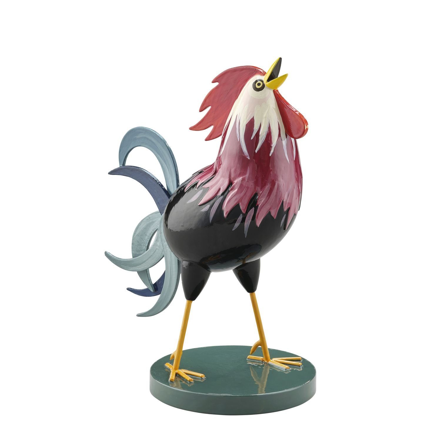 Wendt & Kühn Sammelfigur Hahn Weinrot-Schwarz 5259/1