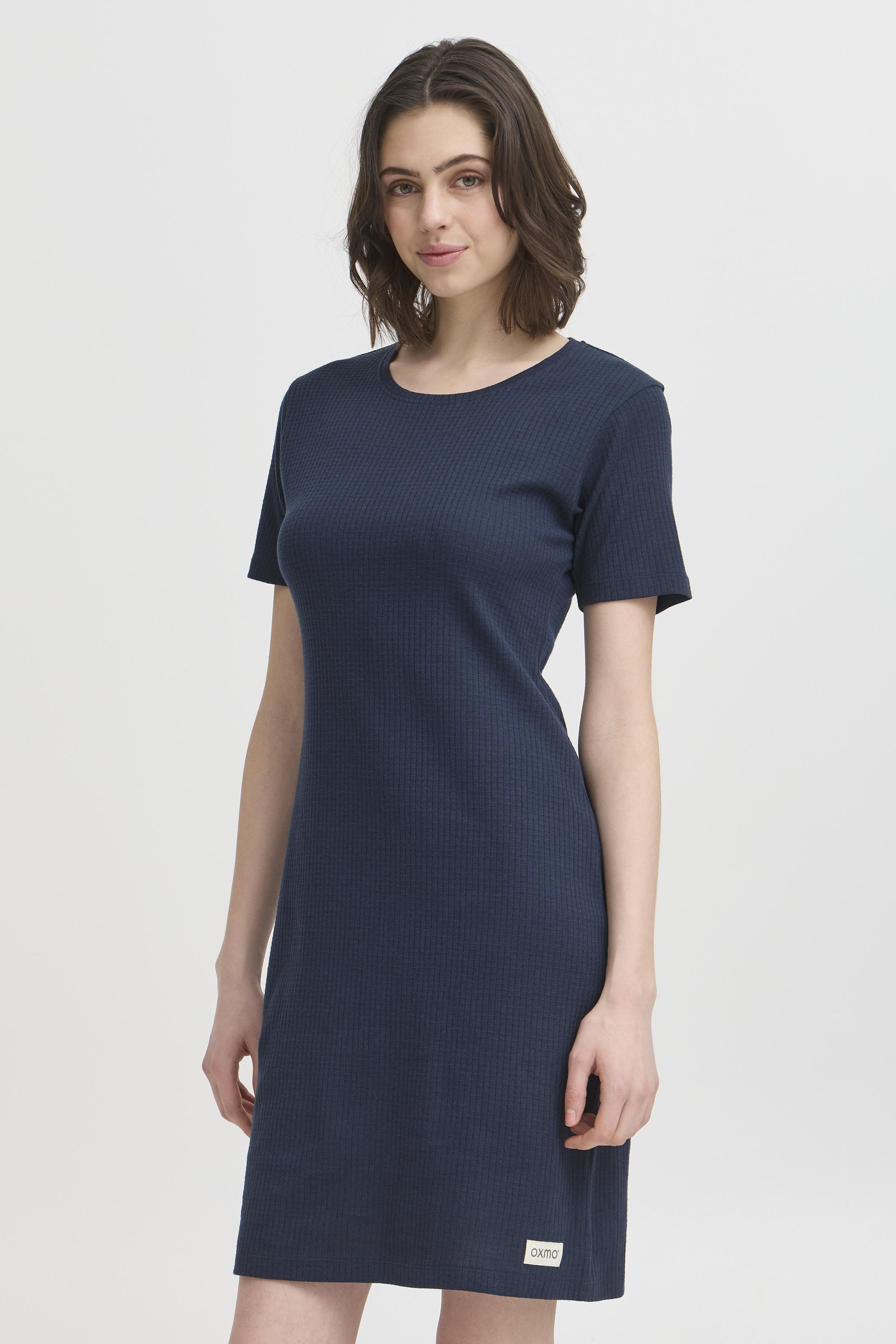 OXMO Midikleid OXPIMATTA Basic T-Shirt Kleid günstig online kaufen