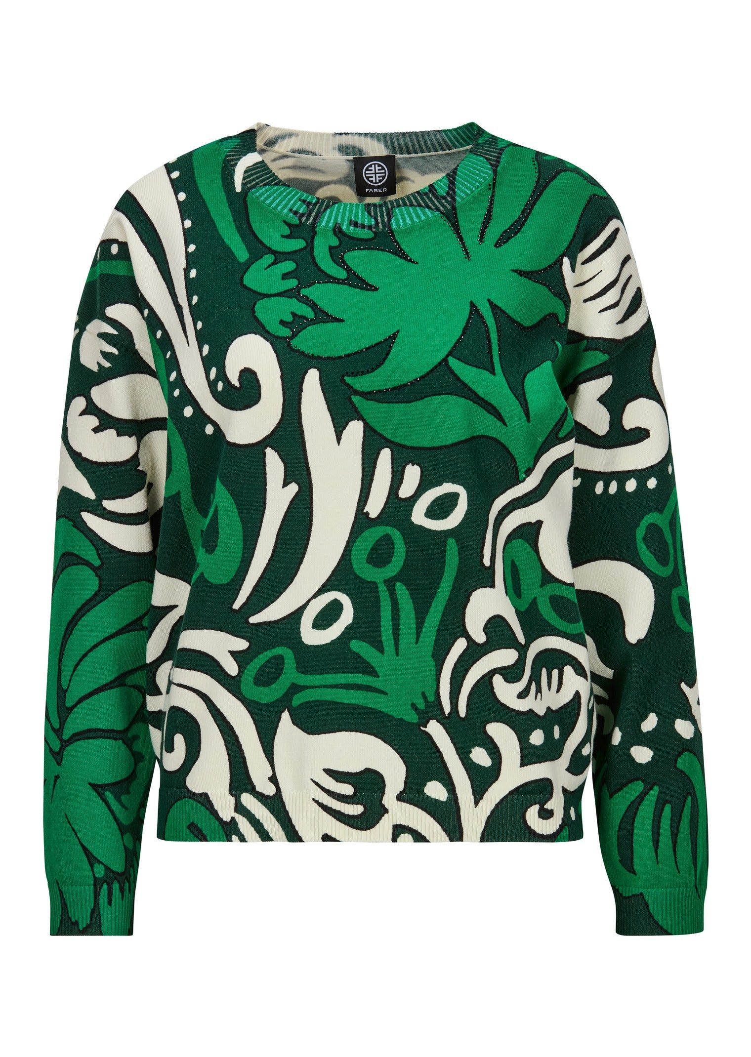 Faber Strickpullover Damenshirt SOFT GRAPHICS