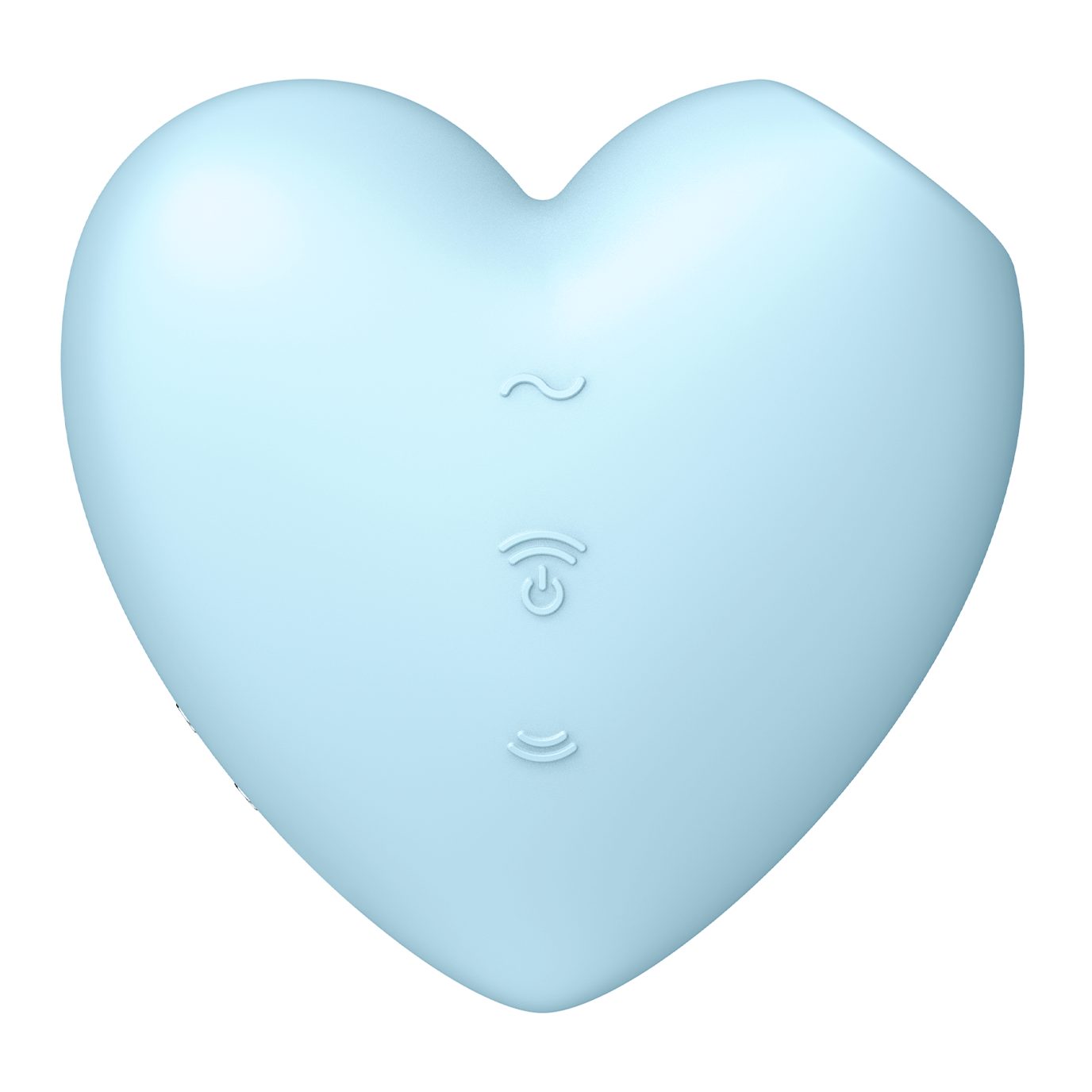 "Cutie 9,5cm, wasserdicht, (1-tlg) Satisfyer Satisfyer Druckwellenvibrator, Auflege-Vibrator Heart", blau