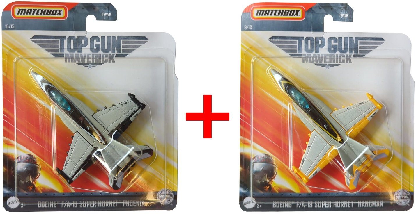 Mattel® Modellflugzeug Mattel 2er-SET Skybusters Modellflugzeug Top Gun Maverick GVW40 Boeing