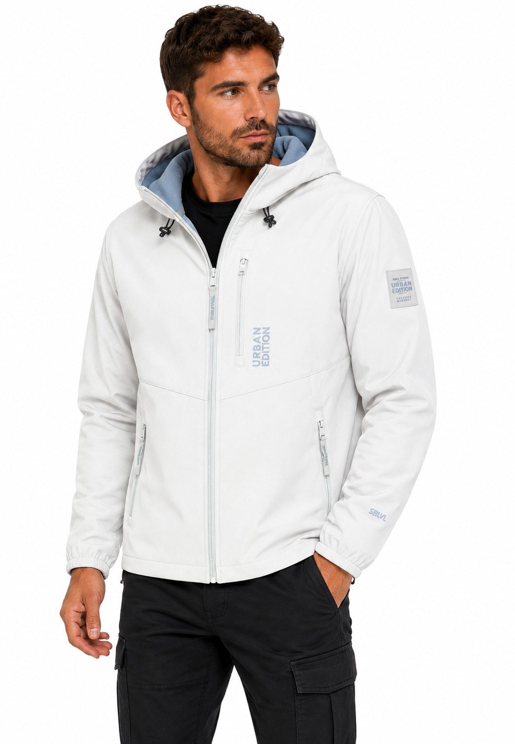 SUBLEVEL Softshelljacke Herren Herbst Winter Übergangs Jacke Softshell Jacke Outdoor Regen