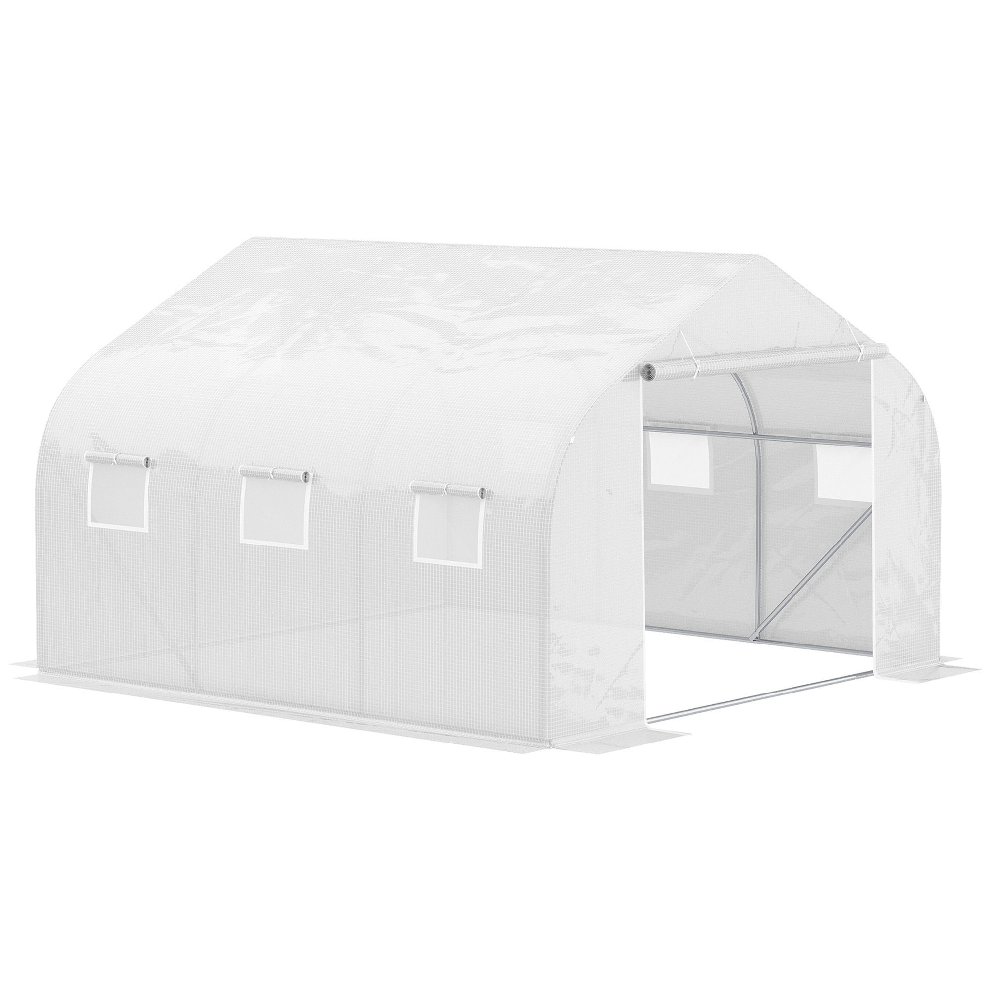 Outsunny Foliengewächshaus Winddichtes Tomatenhaus mit UV-Schutz, günstig online kaufen