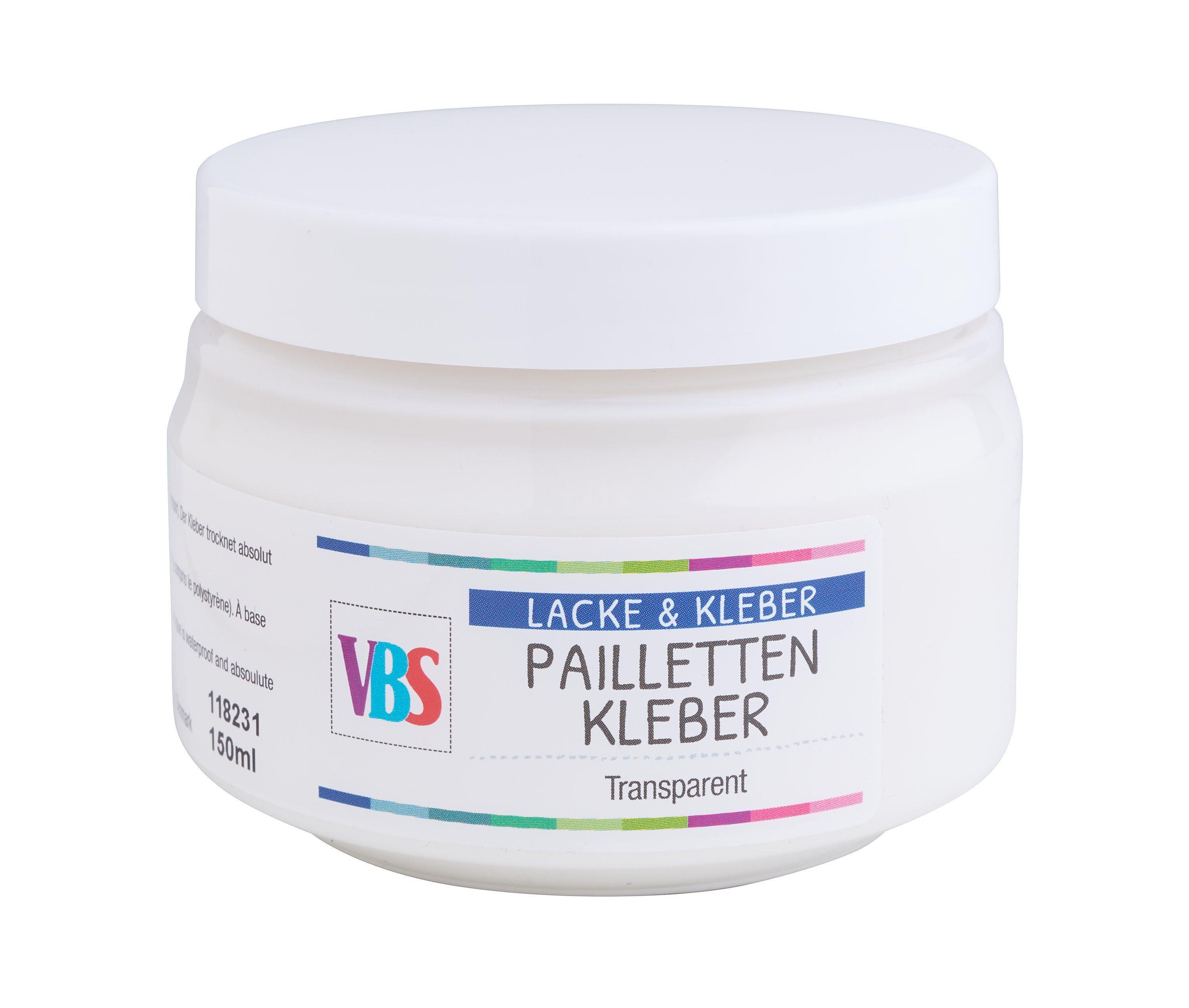 Bastelkleber Klebestoff Paillettenkleber klar