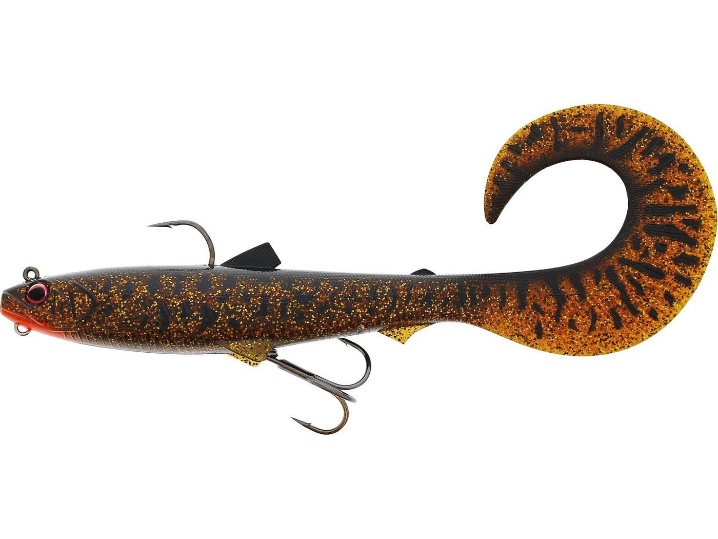 WESTIN Kunstköder Westin BULLTEEZ CURLTAIL R2F 16CM 35G MOTOROIL BURBOT 1PC SINKING