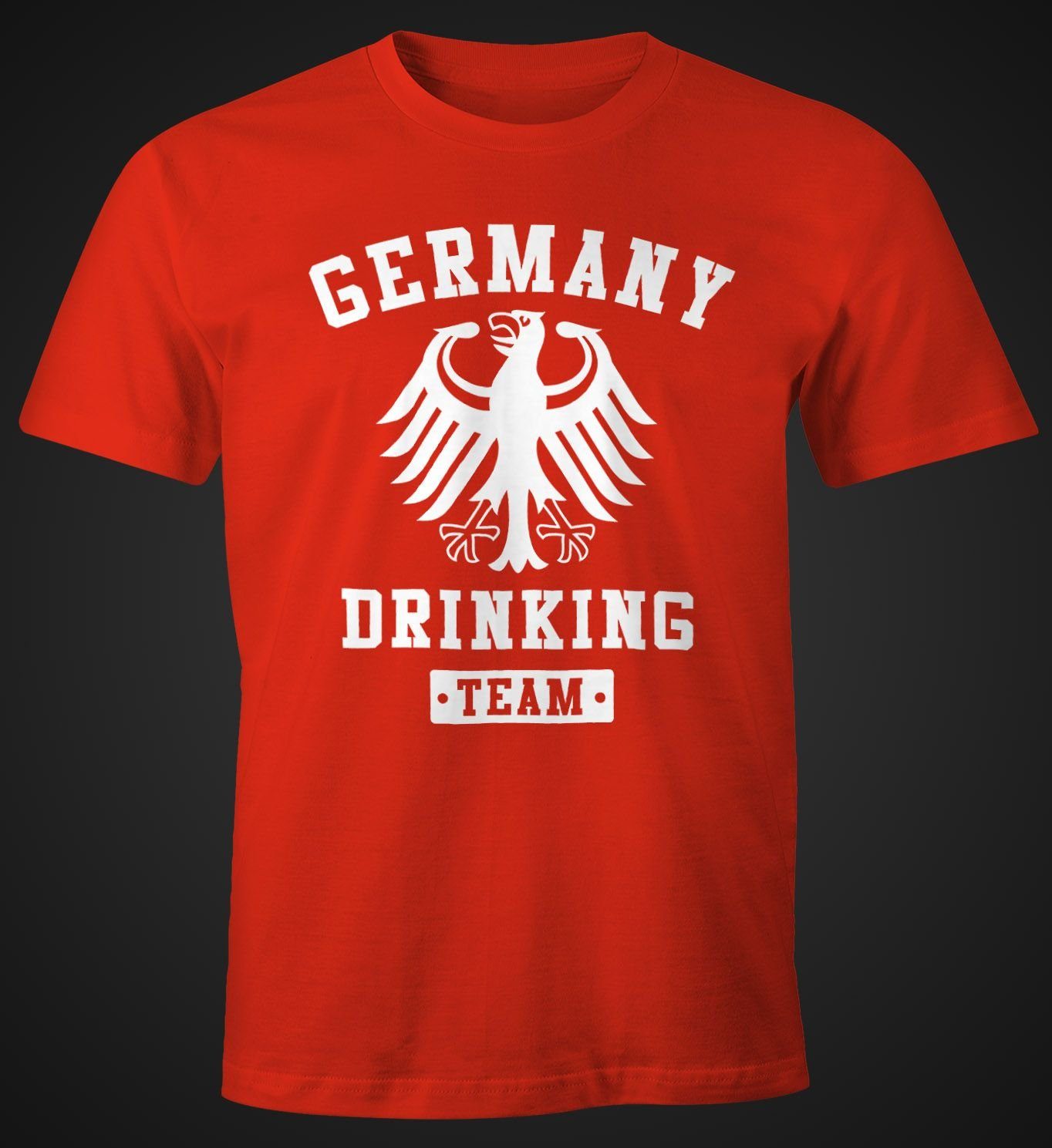 Print-Shirt Deutschland Herren T-Shirt Germany Drinking günstig online kaufen