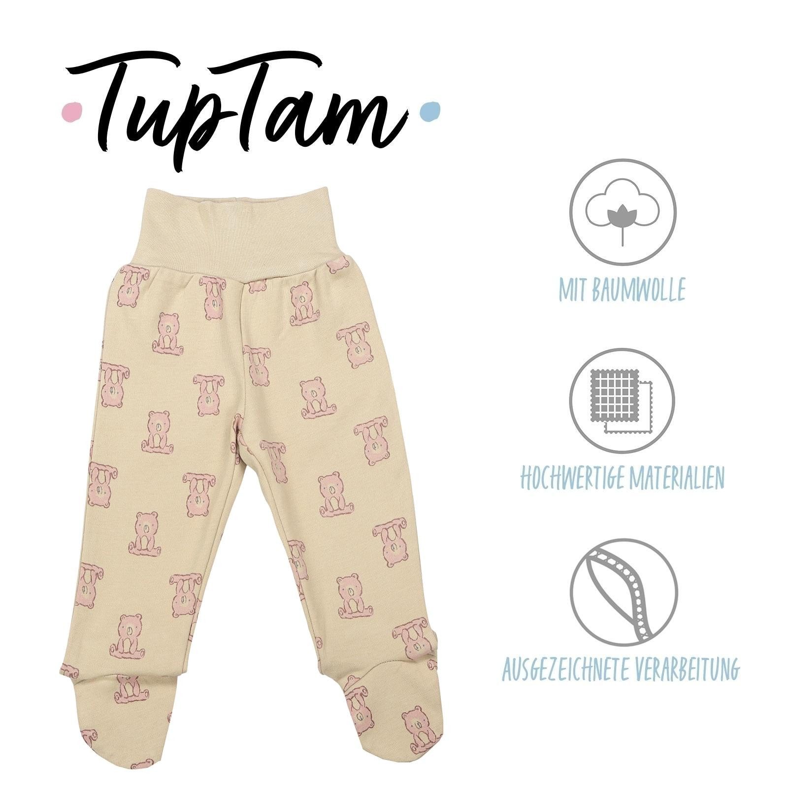 TupTam Schlupfhose TupTam Baby Unisex Hose mit Fuß Bunte 5er Pack