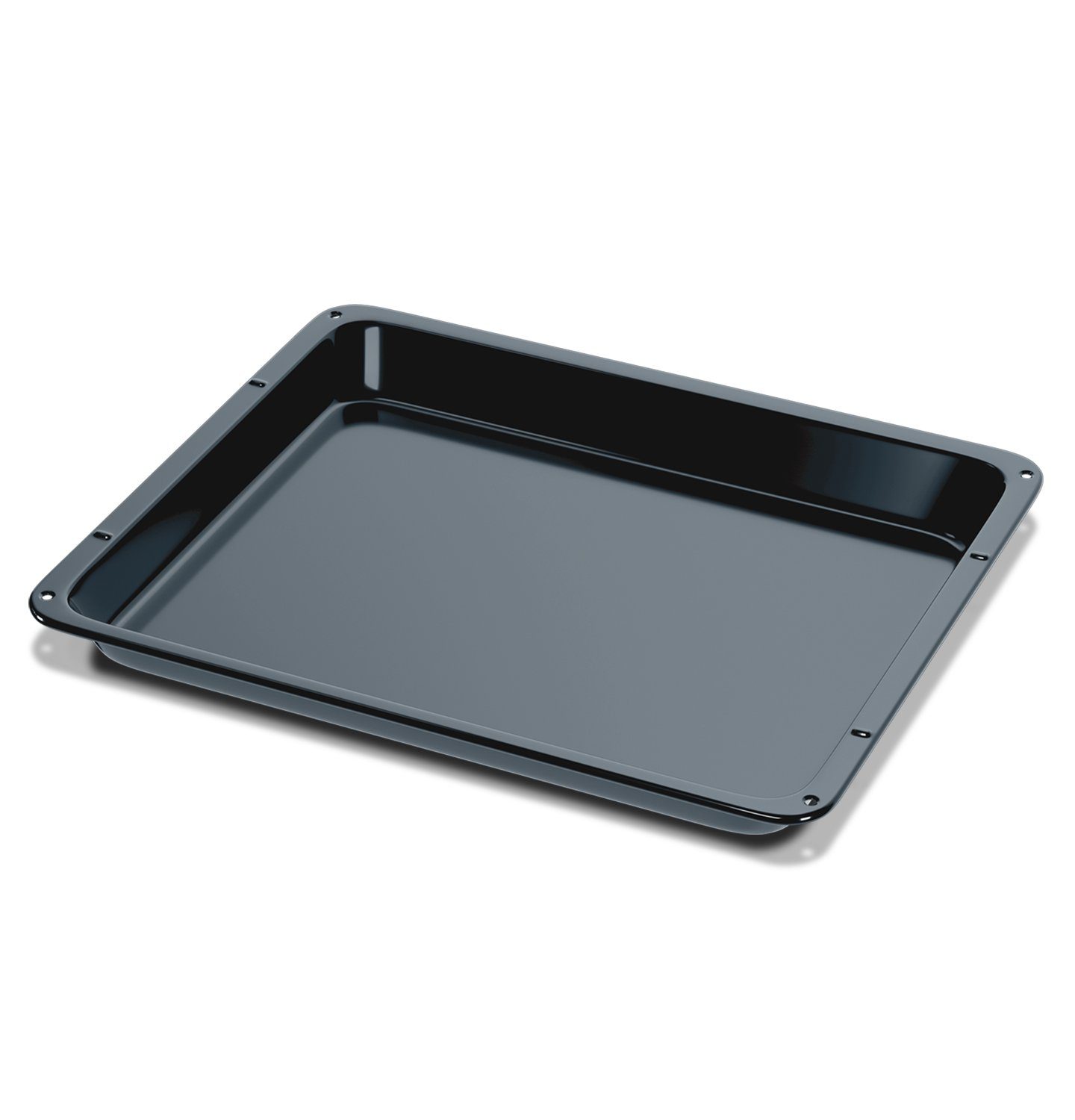 VIOKS Teleskoprohr Fettpfanne Ersatz für AEG 14002469802/3, hoch 466x385x38mm für Backofen