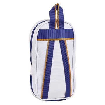 Real Madrid Federtasche Rucksack mit Federtaschen Real Madrid CF Blau Weiß 33 Stücke