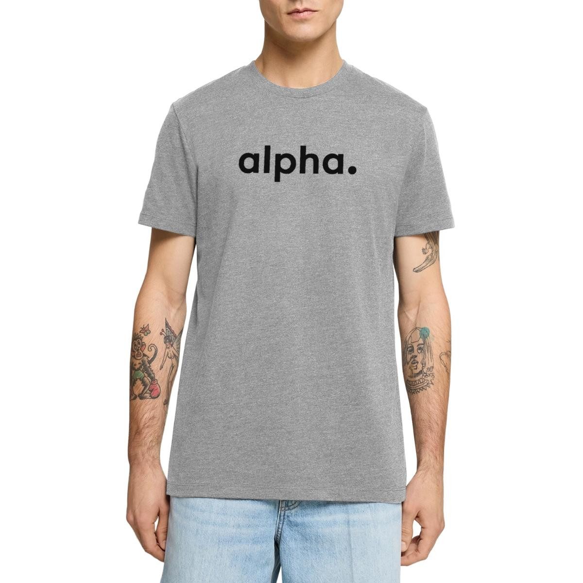 T-Shirt Stromberg Firmenschriftzug von Alpha Männer Premium T-Shirt