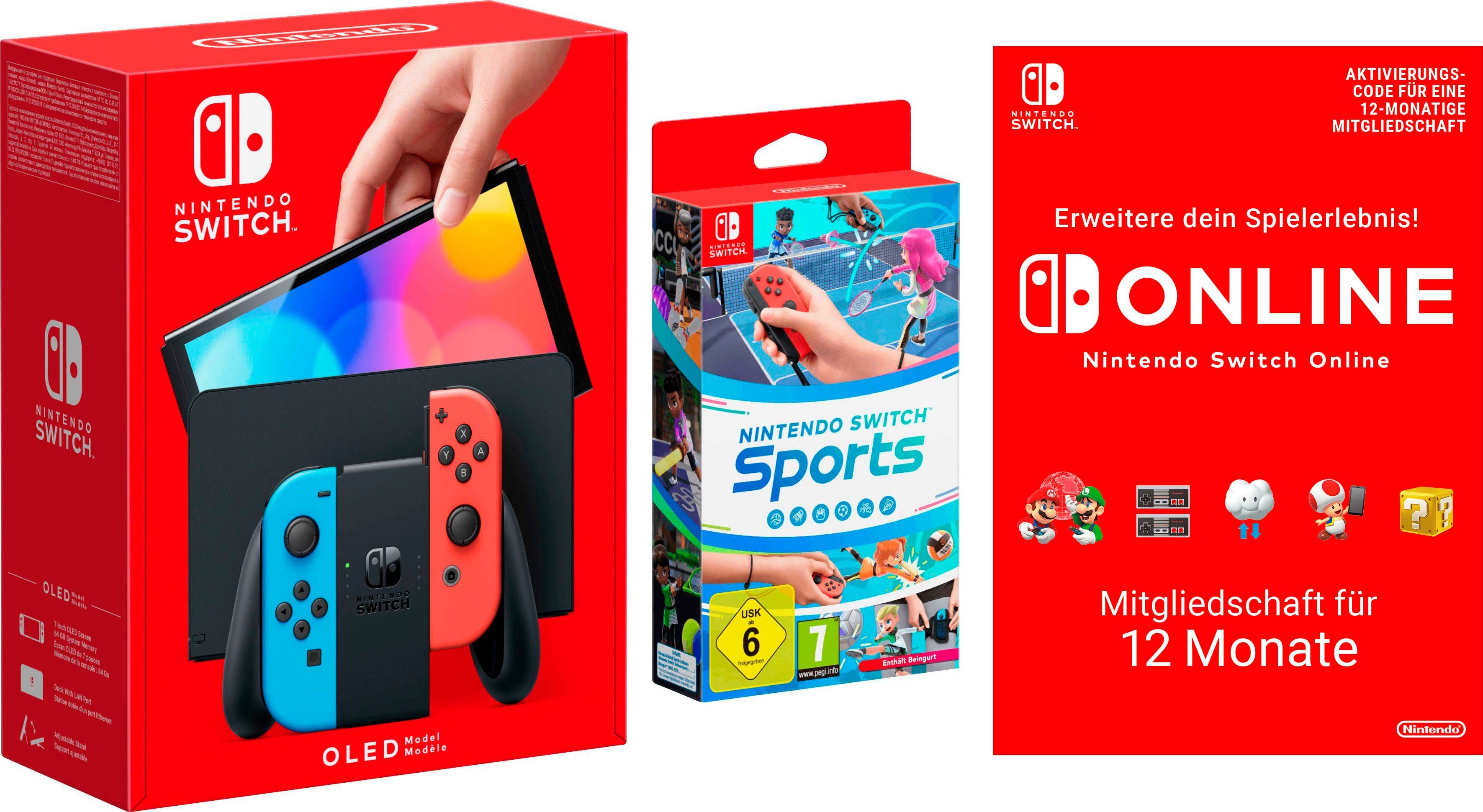 Nintendo Switch NSO Switch Monate Sports Code und inkl. 12 Switch OLED