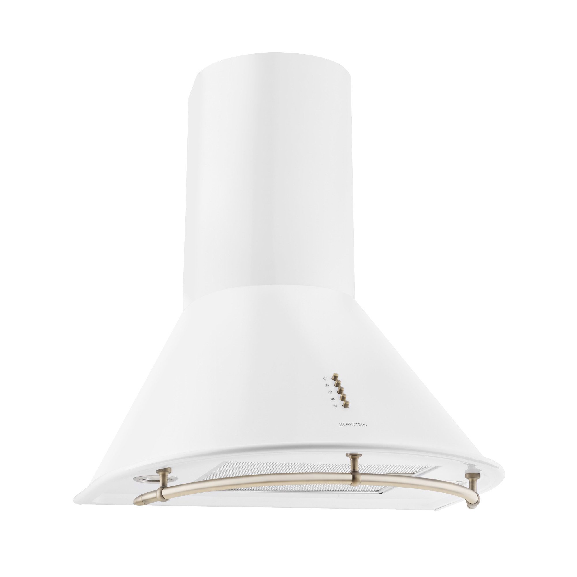 Klarstein Deckenhaube Lumio Primo Lumio Primo, Retro-Dunstabzugshaube 60cm 490 m³/h LED-Leuchten