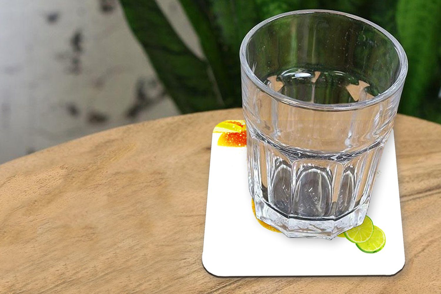 MuchoWow Glasuntersetzer Wasser - Frisch - 6-tlg., Tasse Gläser, Tischuntersetzer, für Obst, Korkuntersetzer, Untersetzer, Zubehör Glasuntersetzer