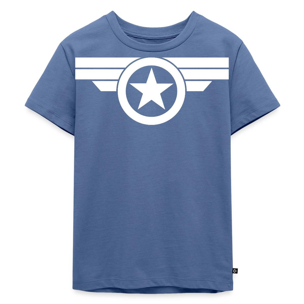 T-Shirt Avengers Captain America Sternmotiv Kinder Premium T-Shirt