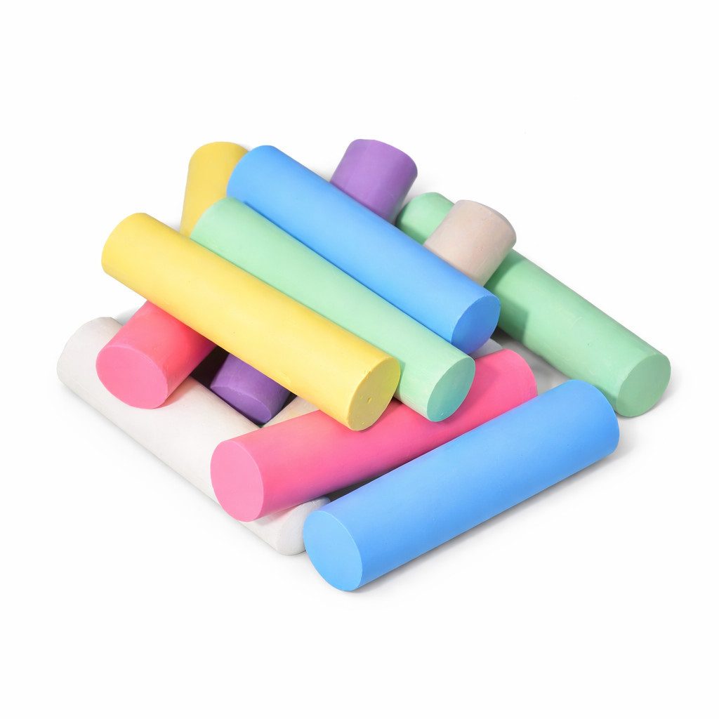 VABIONO Pastellkreide Straßenmalkreide Straßenkreide Malkreide bunt Kreide-Stifte XL Jumbo, Kostenloser Versand