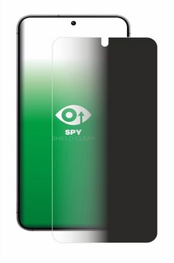 upscreen Blickschutzfolie für Samsung Galaxy S24, Displayschutzfolie, Blaulichtfilter Privacy Folie Schutzfolie Sichtschutz klar Anti-Spy