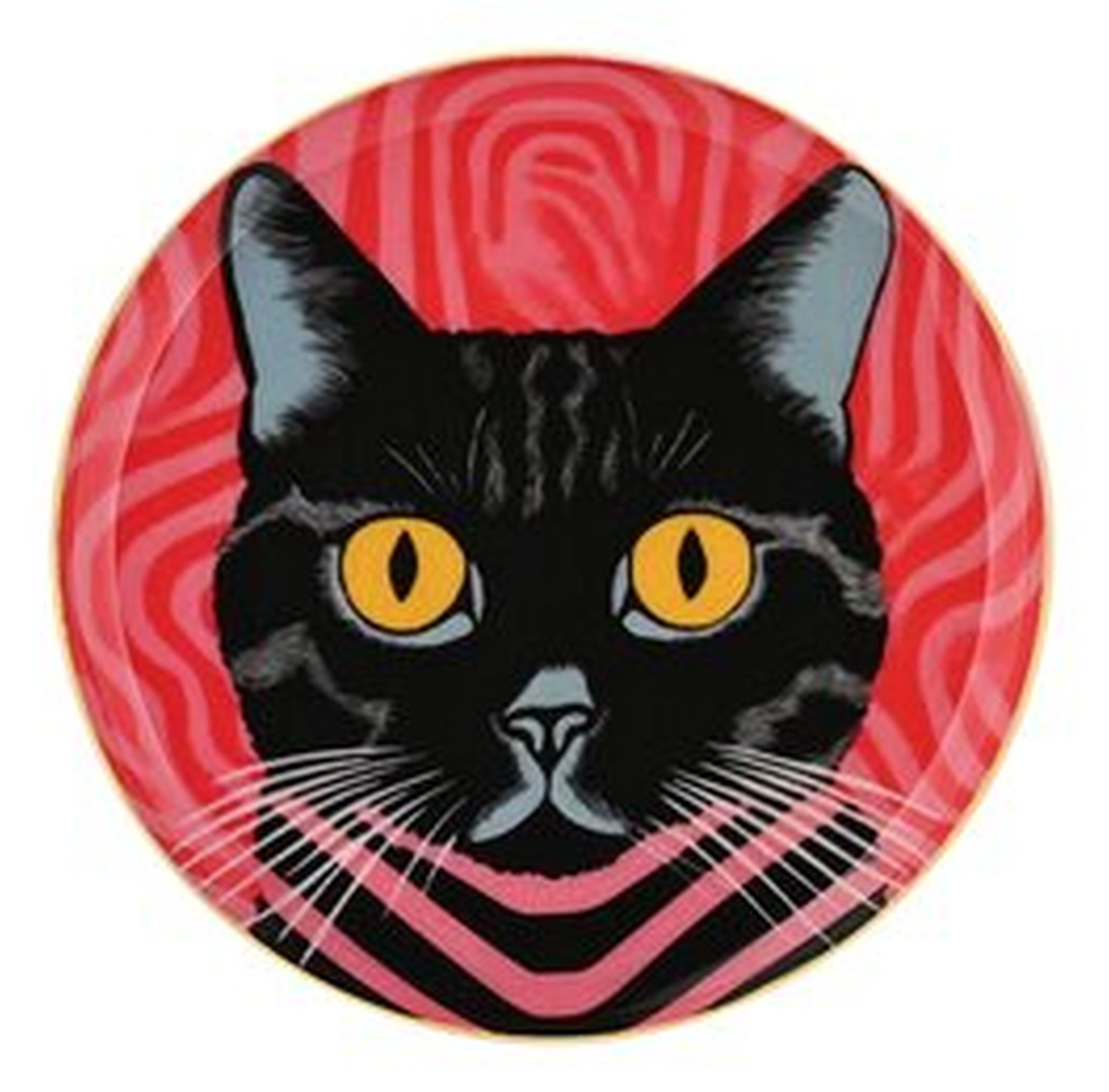 Giftcompany Dekotablett Giftcompany - Tablett Deko Schale "Love Trays" Katze D 13cm Bunt
