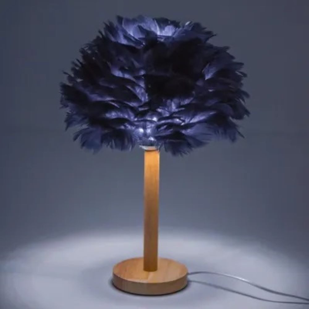 COFI 1453 LED Tischleuchte LED-Tischlampe 43 × 30 cm, Deko-Lampe mit Federn günstig online kaufen