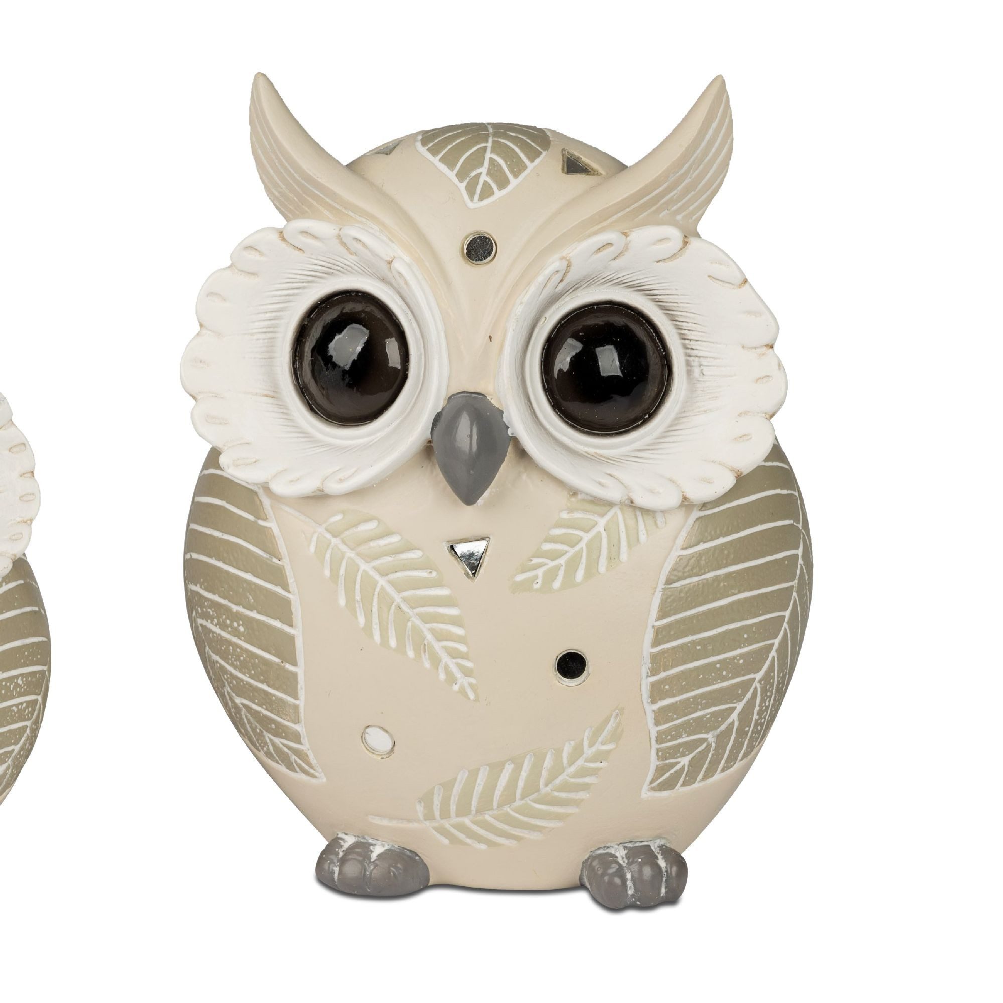 formano Dekofigur Creme, Höhe: 15cm, Farbe: Creme, Motiv: Eule günstig online kaufen