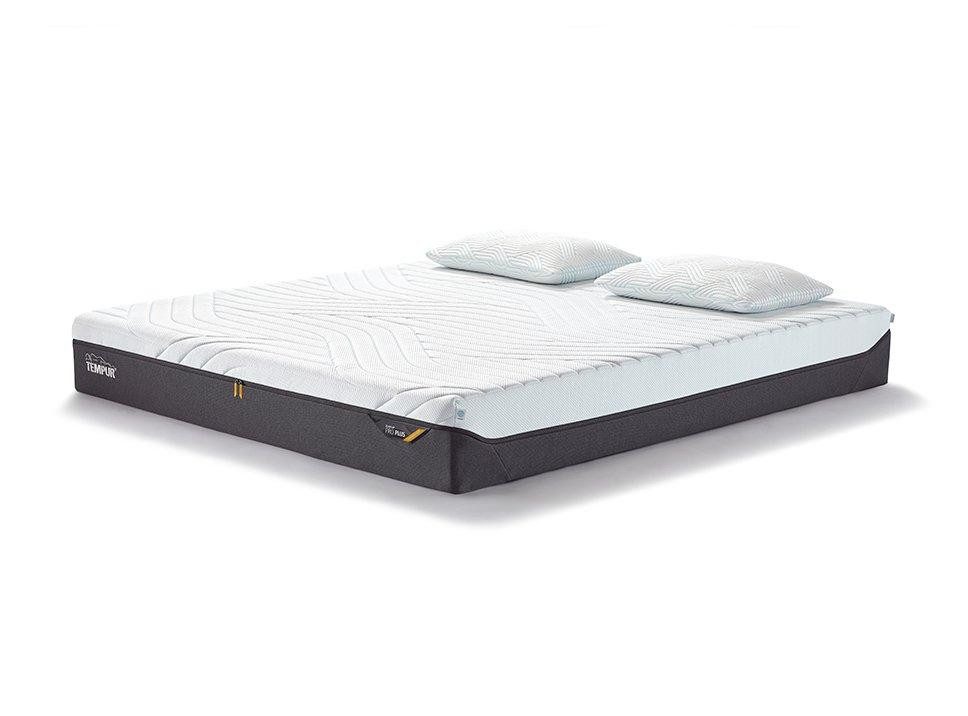 Visco-Matratze TEMPUR PRO® Plus CoolQuilt 27 cm, Tempur, 27 cm hoch, Memory Foam, kühlender und waschbarer Bezug