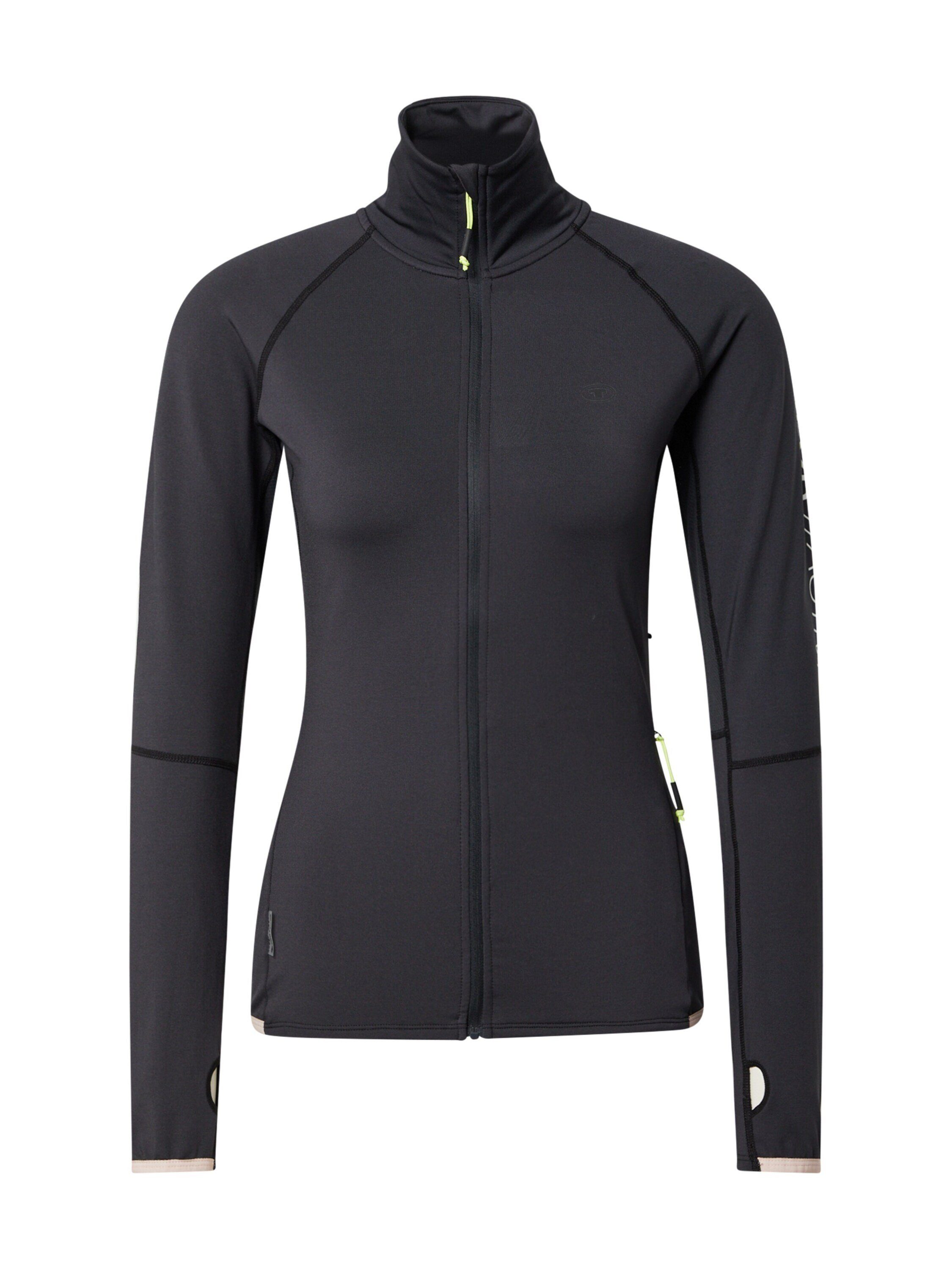 TAILOR Langjacke Plain/ohne Detail (1-St) ANGRET Weiteres schwarz Details, TOM