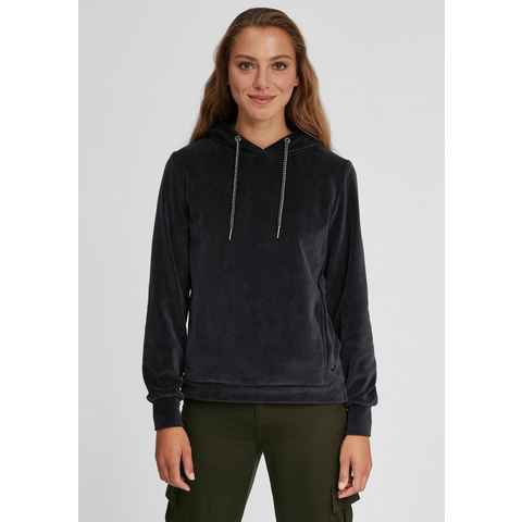 OXMO Hoodie OXNimma Bequemer Sweat-Hoodie in Samt-Optik