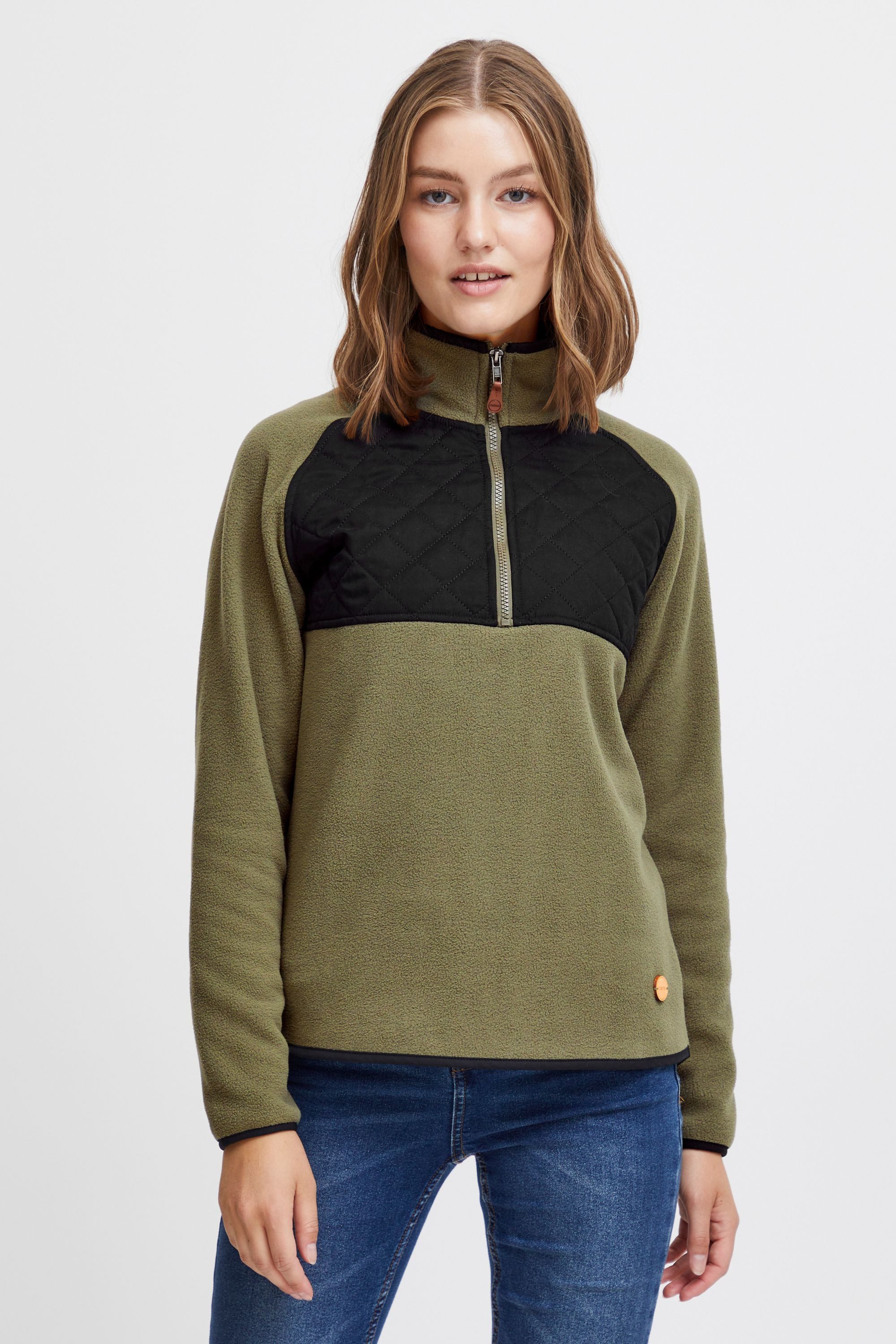 OXMO Sweatshirt OXMalita Fleece Troyer mit günstig online kaufen