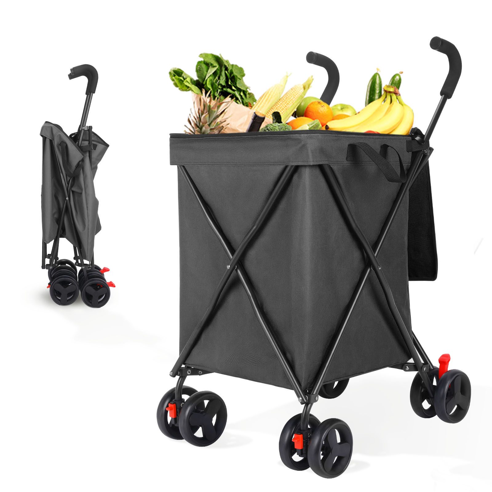 SURFOU Einkaufstrolley Faltbarer Einkaufstrolley 100 L – günstig online kaufen