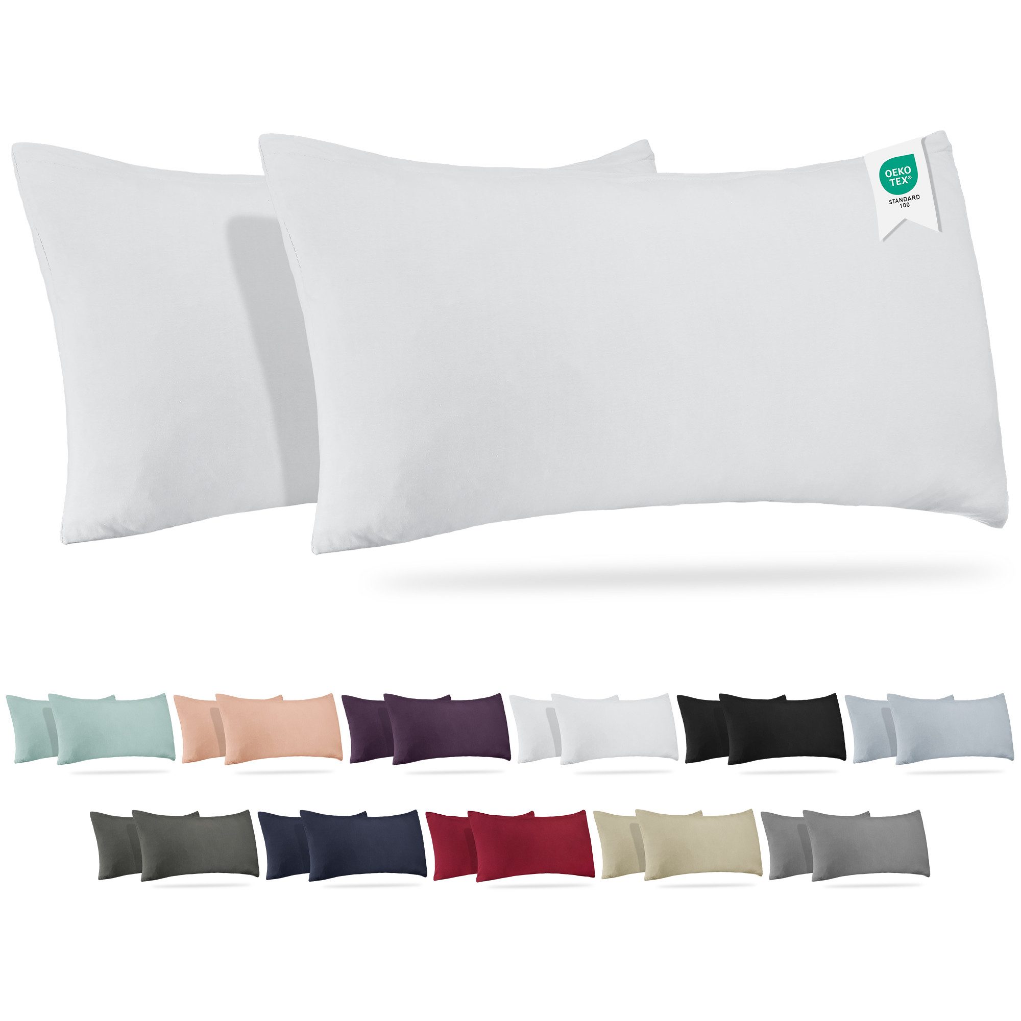 BARBONS Kissenbezug 100% Baumwolle Kissenbezug, weiche Kopfkissenbezug, Kis günstig online kaufen