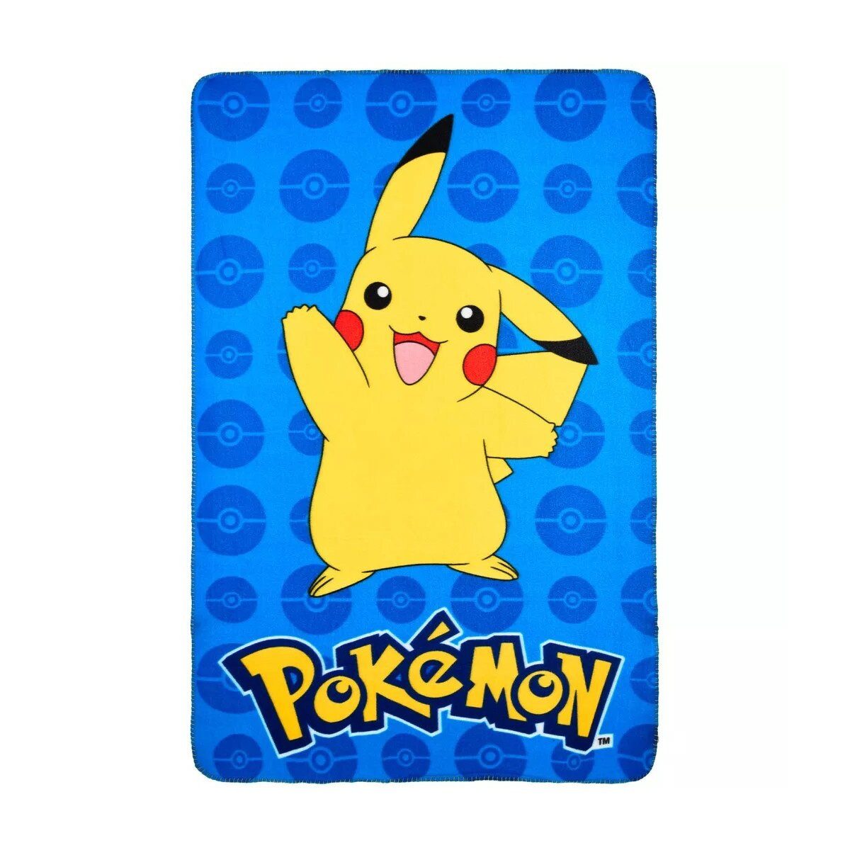 Wohndecke Pokémon Wave Fleecedecke 100x150cm, POKÉMON, Geschenkidee für Mädchen und Jungen