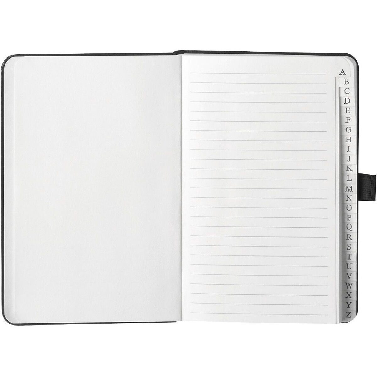Herlitz Tagebuch Adressbuch A6 Classic schwarz – Bild 4 von 4