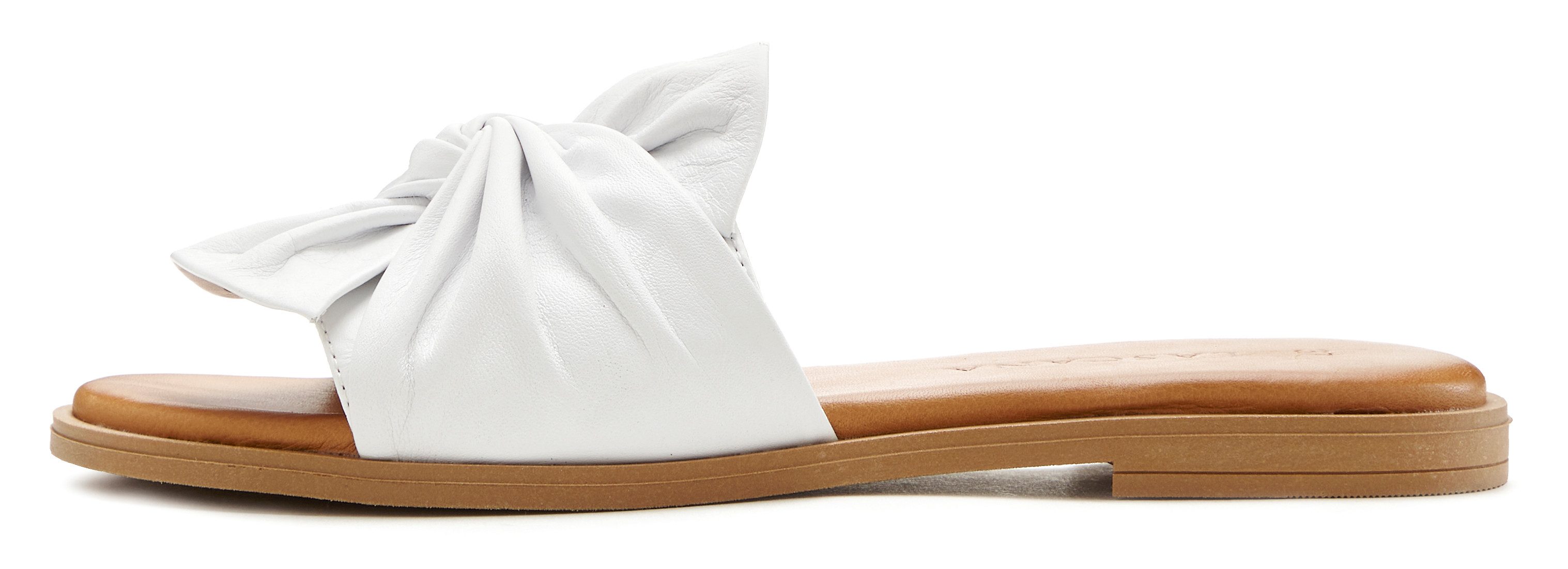 LASCANA Mule, Sandale, offener Schuh, Sommerschuh, Pantolette aus Leder