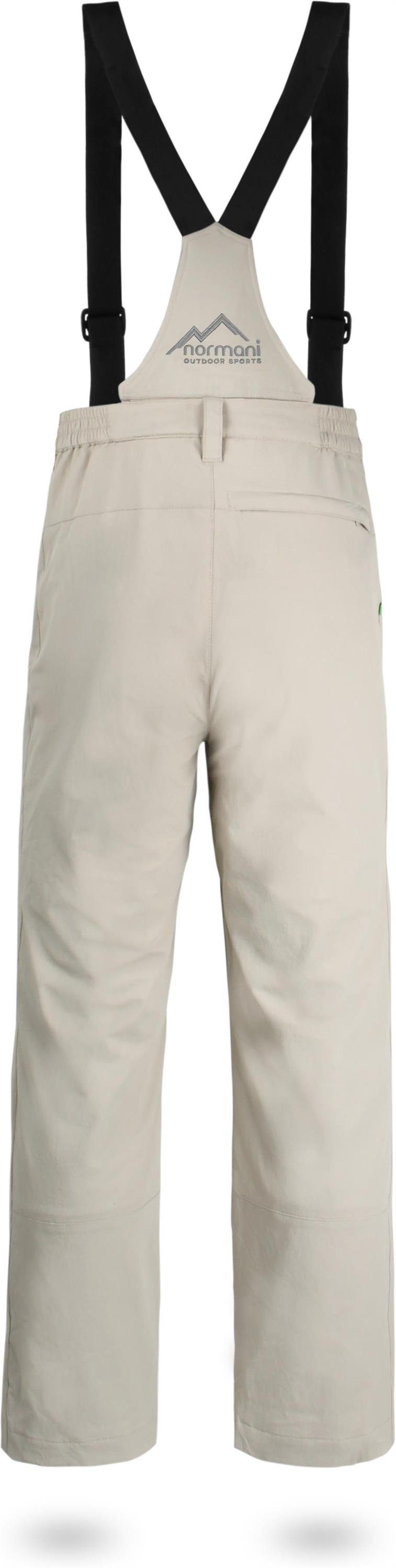 normani Thermohose Herren Winter-Softshellhose mit Hosenträgern Outdoorhose Skihose gefütterte Funktionshose - abnehmbare Hosenträger
