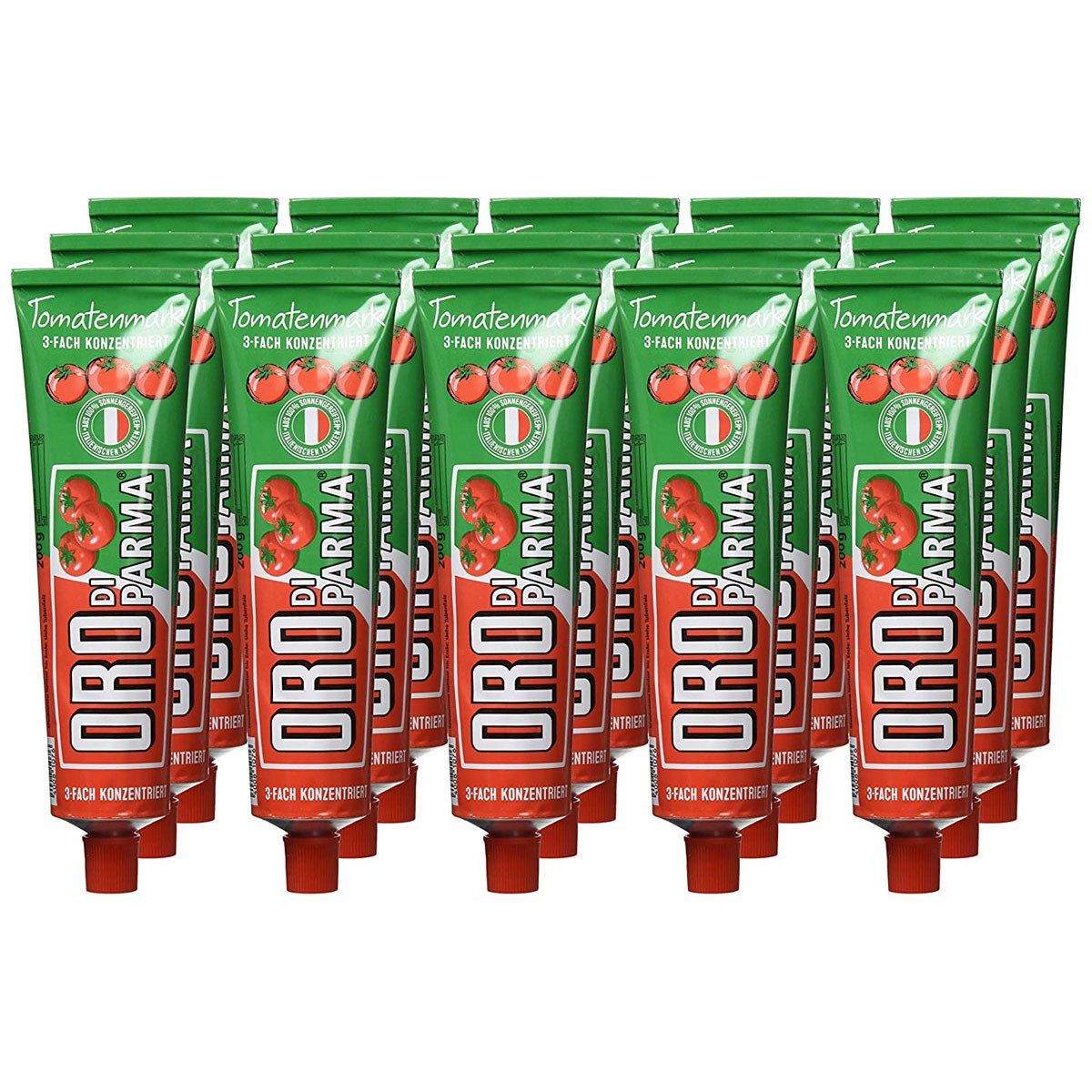 ORO DI PARMA Saucen, Oro di Parma Tomatenmark 3 fach konzentriert 200 g 15er Pack