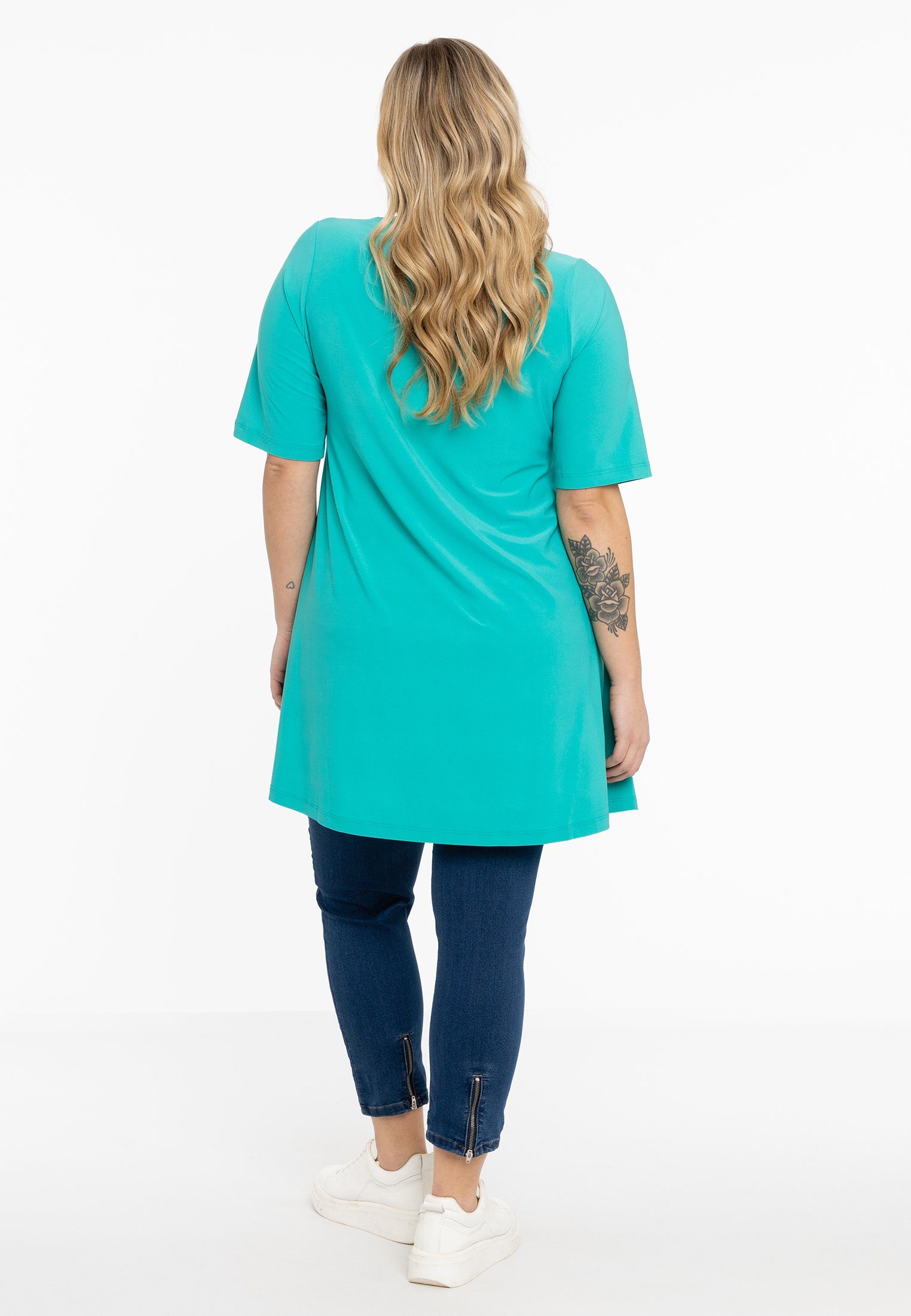 YOEK Langarmshirt Damen T-Shirt Große Größen