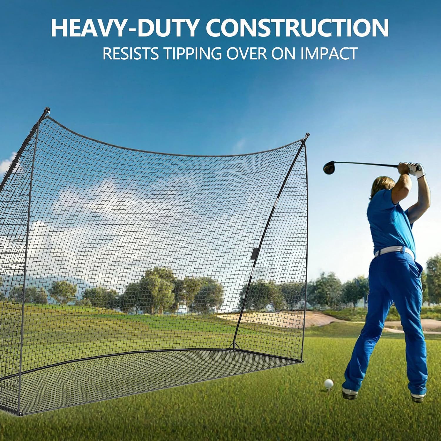 Golf-Übungsnetz Für Drinnen & Draußen – Robust, Schnell Aufgebaut & Wetterfest