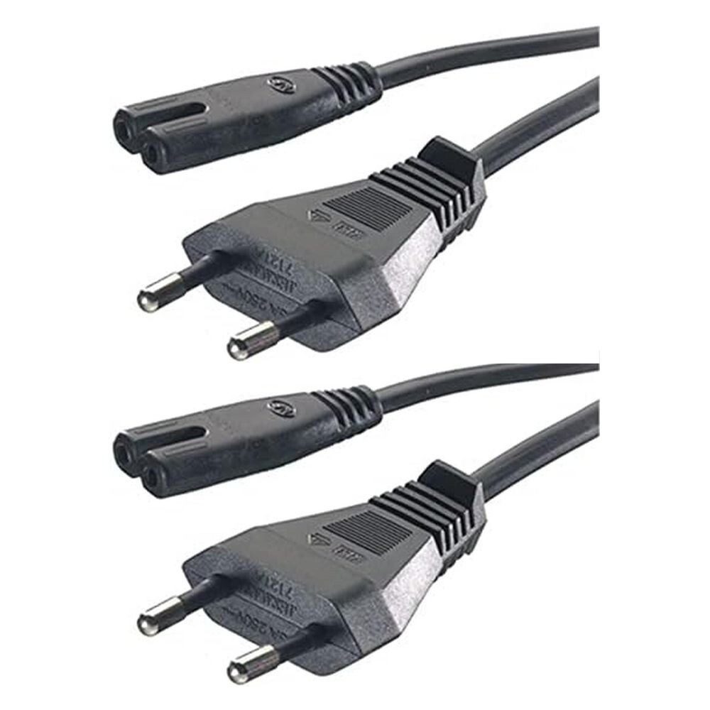 Vivanco Konsole Vivanco Netzkabel Eurostecker 1,25 m 2-polig 2er Set, Vivanco 19833. Kabellänge: 1,25 m