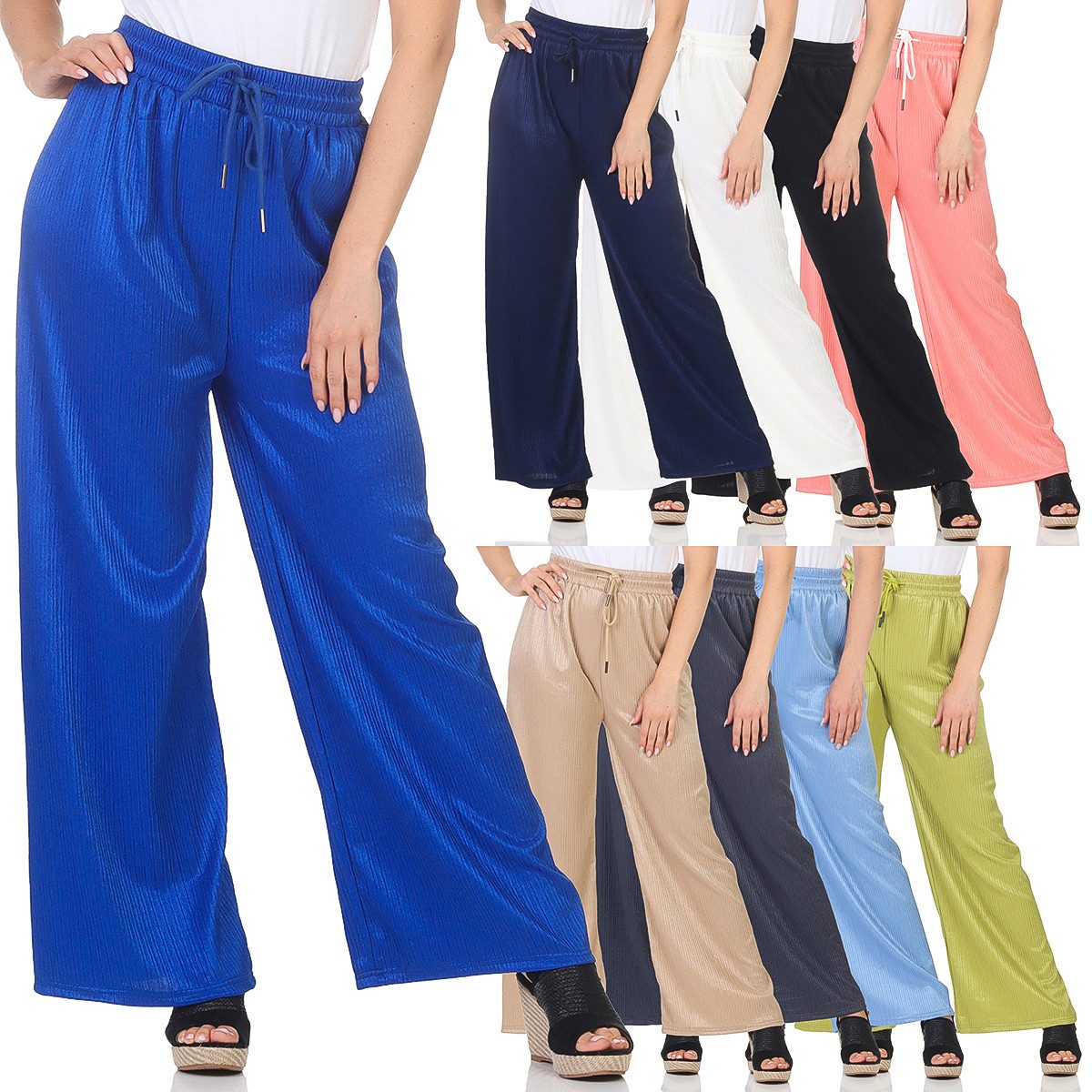 Marlene-Hose Damen Schlaghose 5020 S-M Rosa