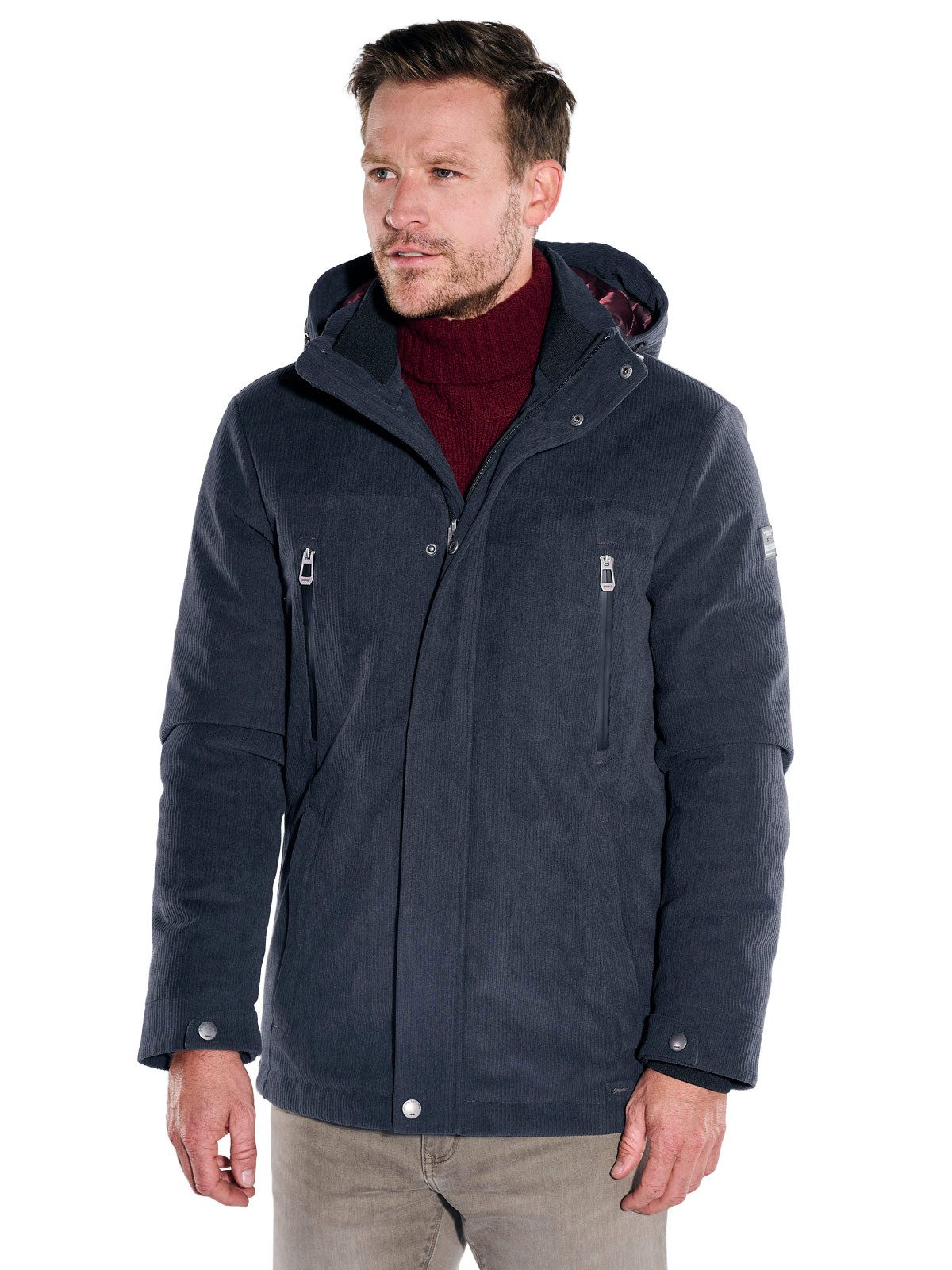 Engbers Langjacke Herren Funktionsjacke, Saphirblau