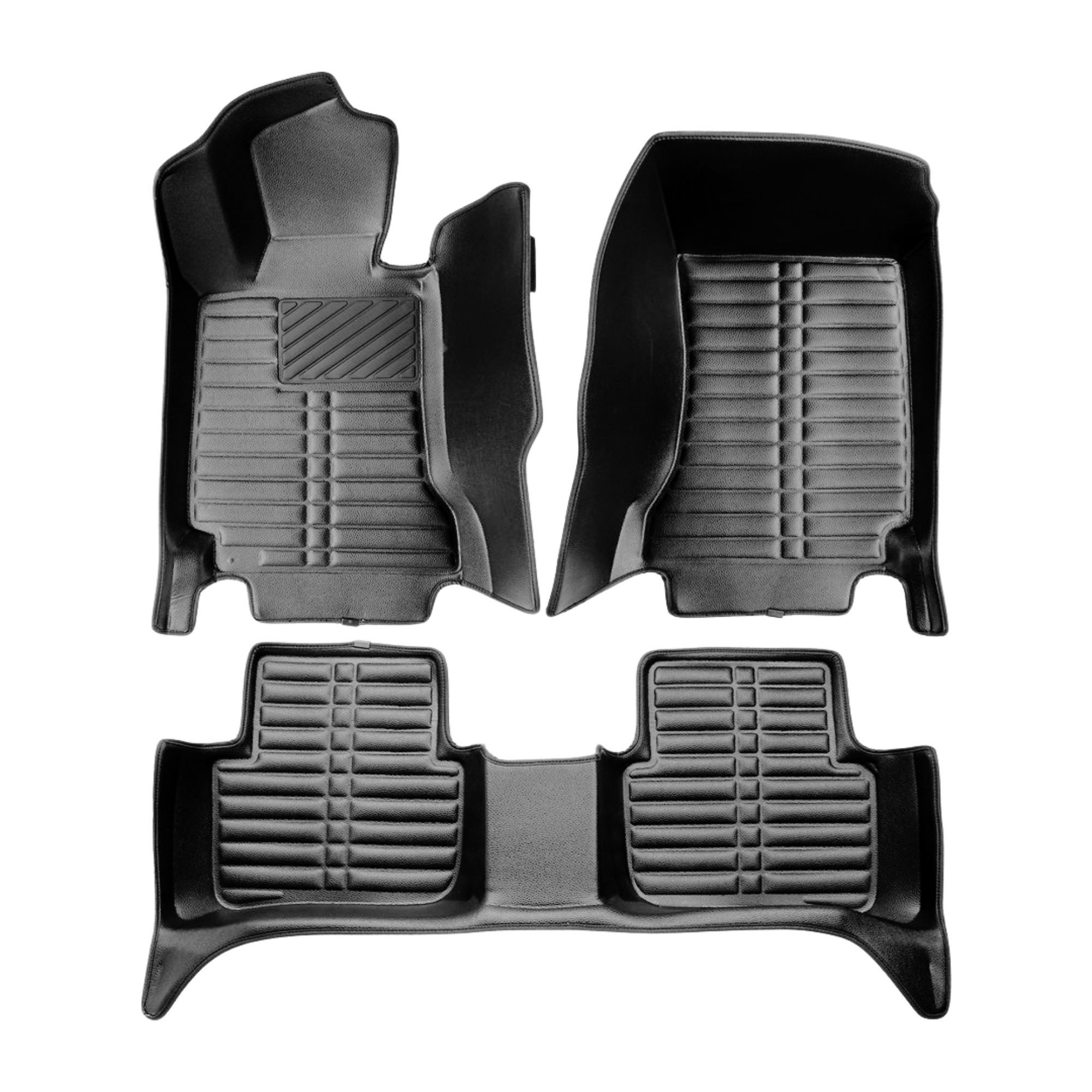 fussmattenprofi.com Auto-Fußmatte 5D Premium Auto Fussmatten für Mercedes C Klasse (W204/S204) 2007-2014 (1 St), für Mercedes Mercedes C Klasse