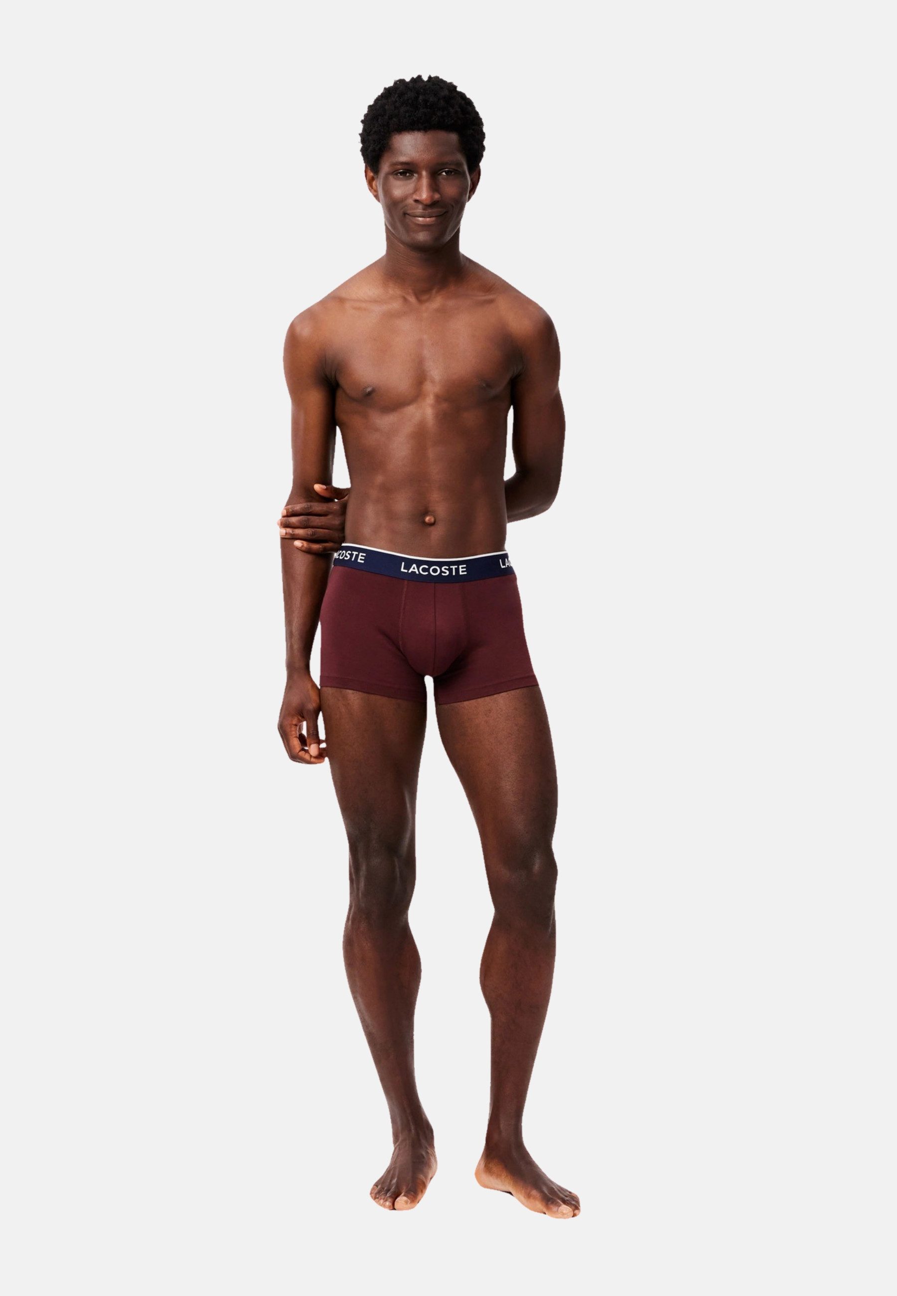 Lacoste Boxershorts Unterhose Trunks 3 Pack günstig online kaufen