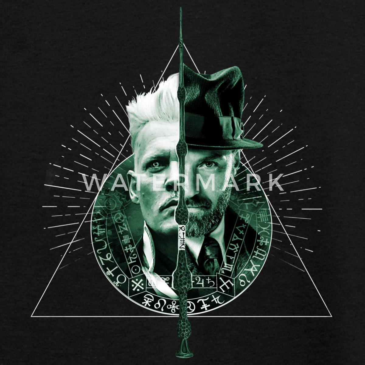T-Shirt Phantastische Tierwesen Grindelwald Dumbledore Teenager T-Shirt