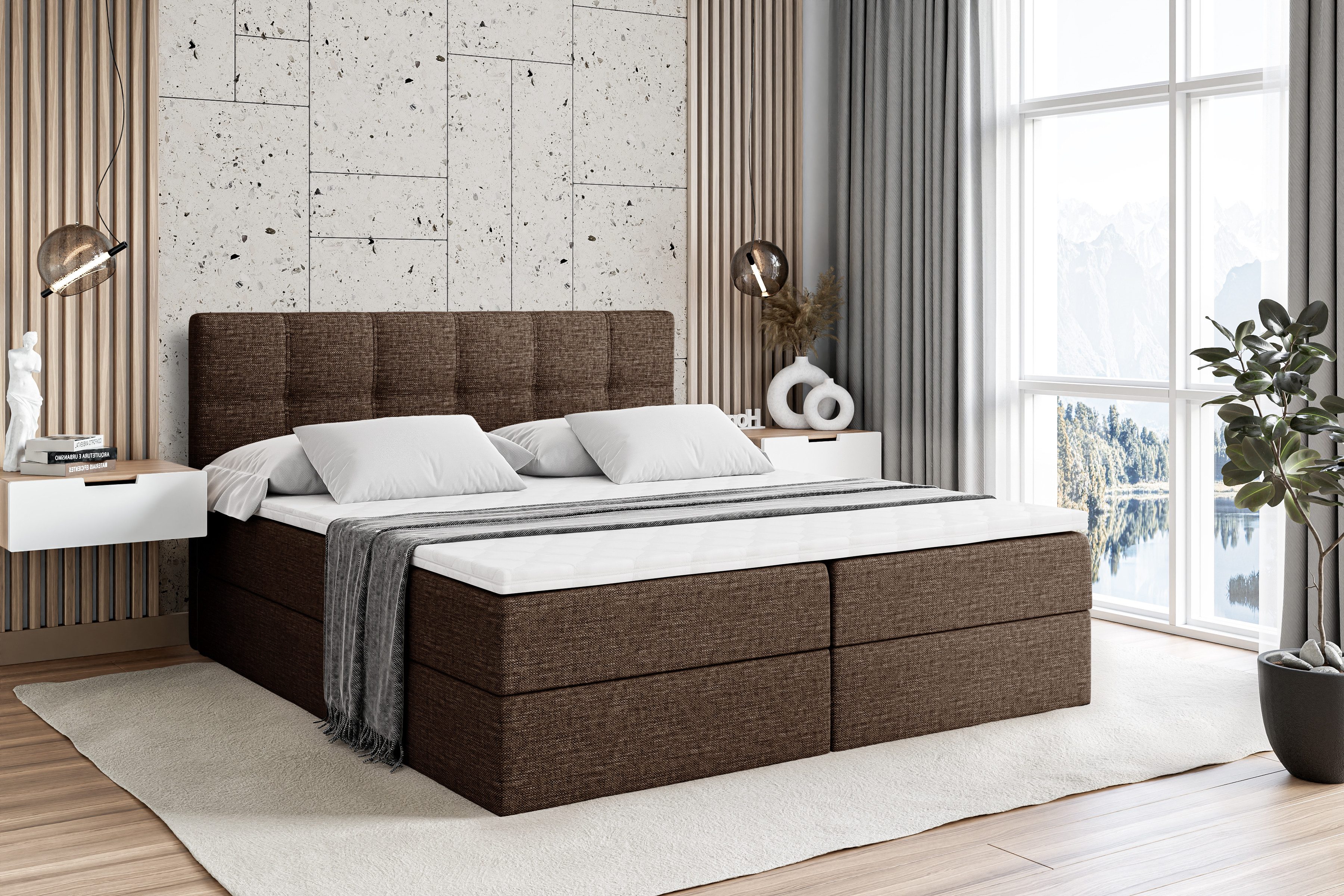 ALTDECOR Boxbett MARCE (Multipocket-Matratze H4, H3 günstig online kaufen