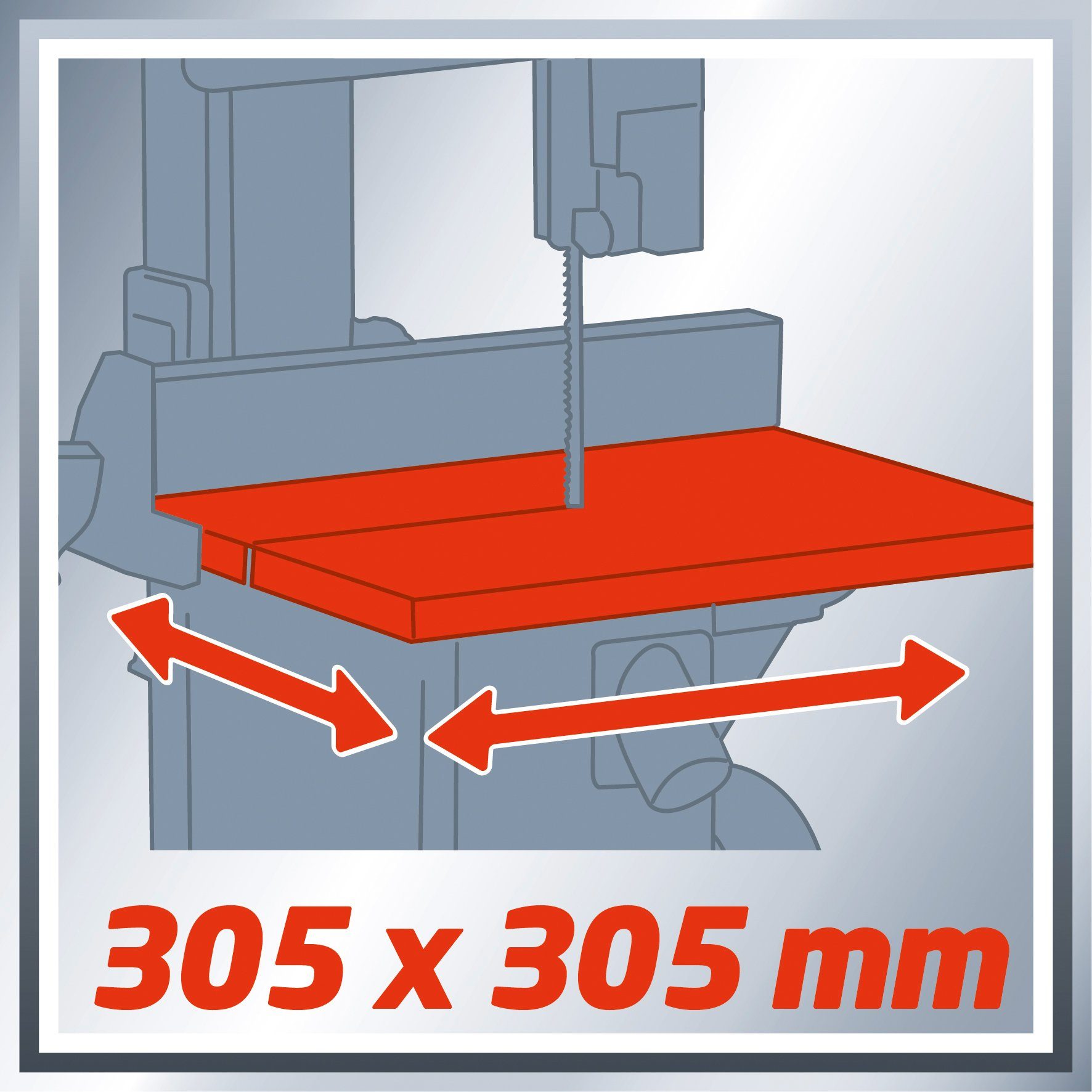 U/min, Bandsäge 1400 TC-SB Einhell W, Parallelanschlag 200/1, 250