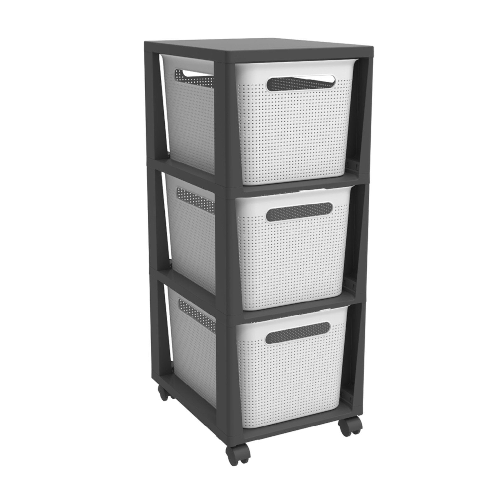 ROTHO Rollcontainer BRISEN Rollcontainer 3 x 16 l, (3 St) günstig online kaufen