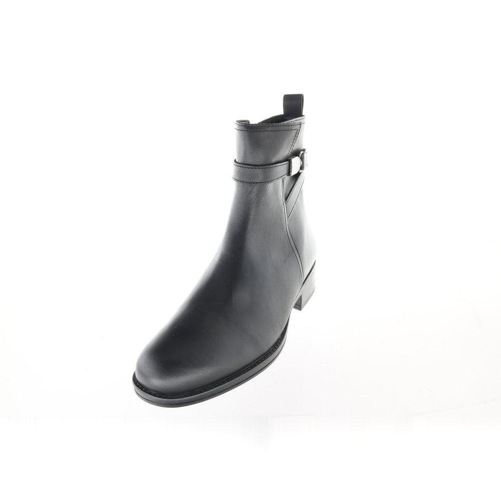 97 Stiefelette Gabor Lammfell Boots / schwarz Stiefelette