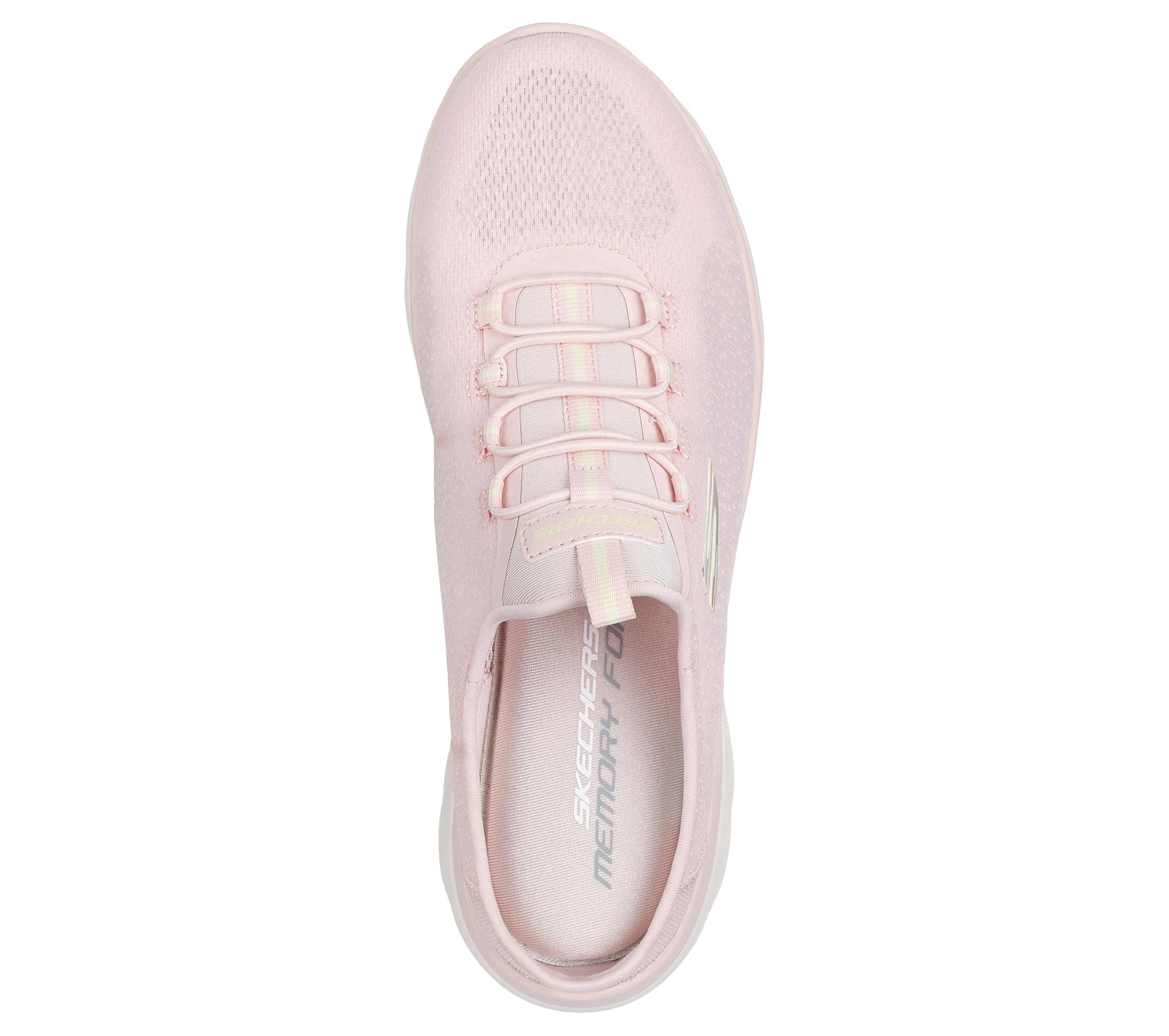 Skechers SUMMITS-SIMPLY SWEET Sabot Freizeitschuh, Sommerschuh, Hausschuh mit weicher Innensohle