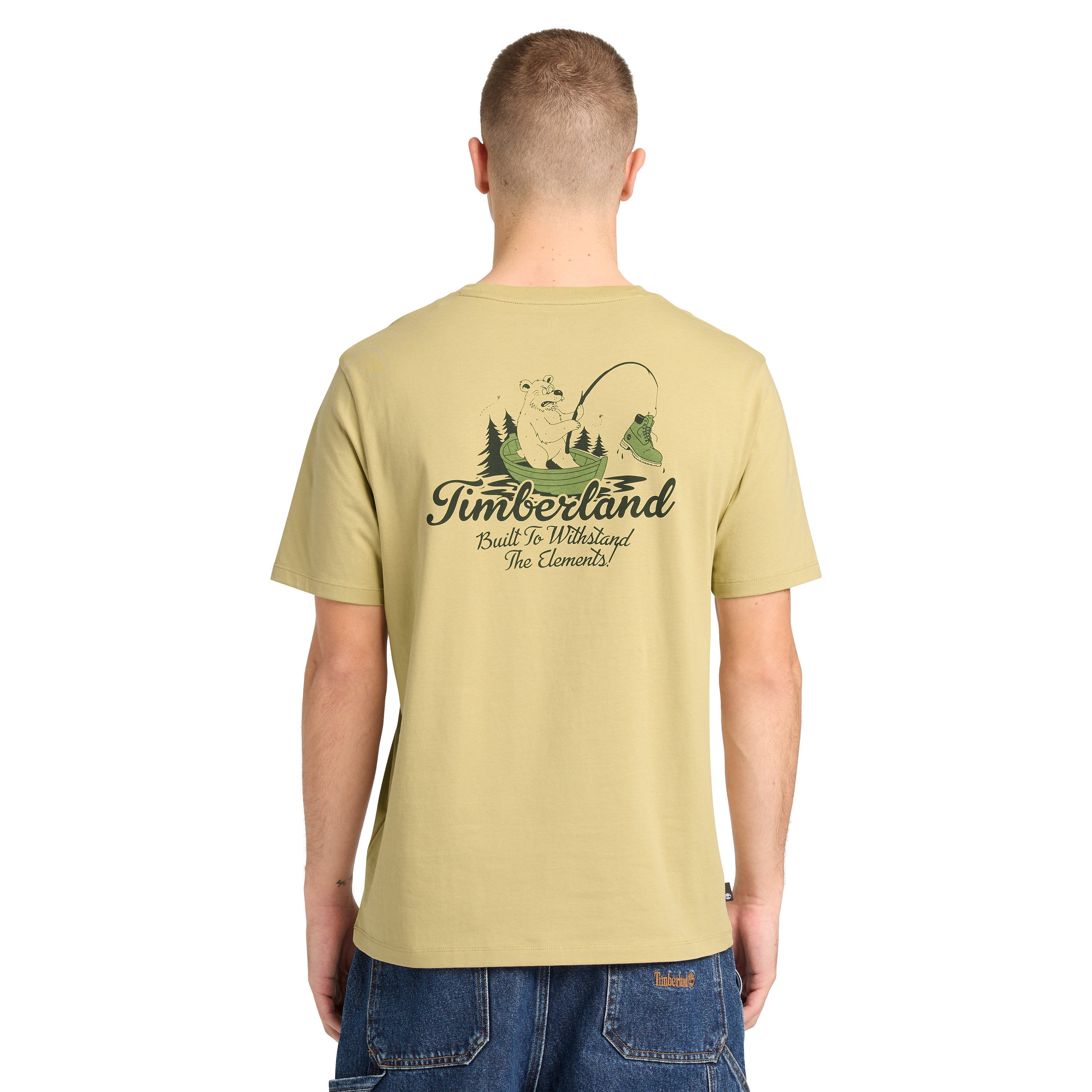 Timberland T-Shirt Bear Graphic ShortSleeve Tee bequeme Passform, Kurzarmdesign, für Sportmode und Outdoormode
