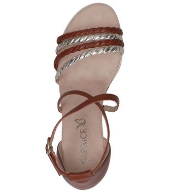 Caprice Sandalen Leder/Synthetik Keilsandalette