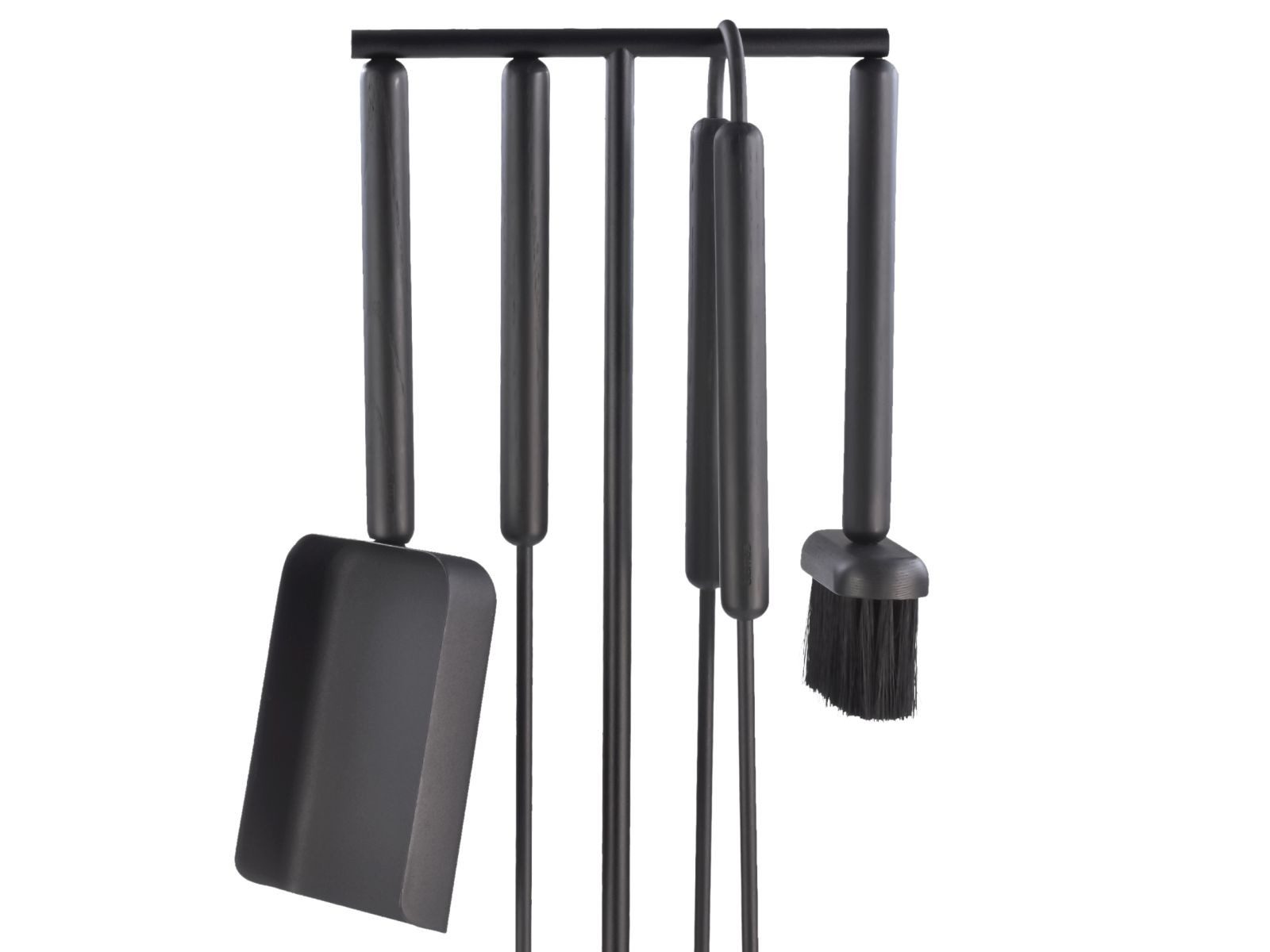blomus Kehrgarnitur Kamingarnitur 5tlg ASHI, Kaminofen, (Kaminbesteck-Set), Kamingarnitur, Kaminbesteck, Kaminset mit Magnethalterung